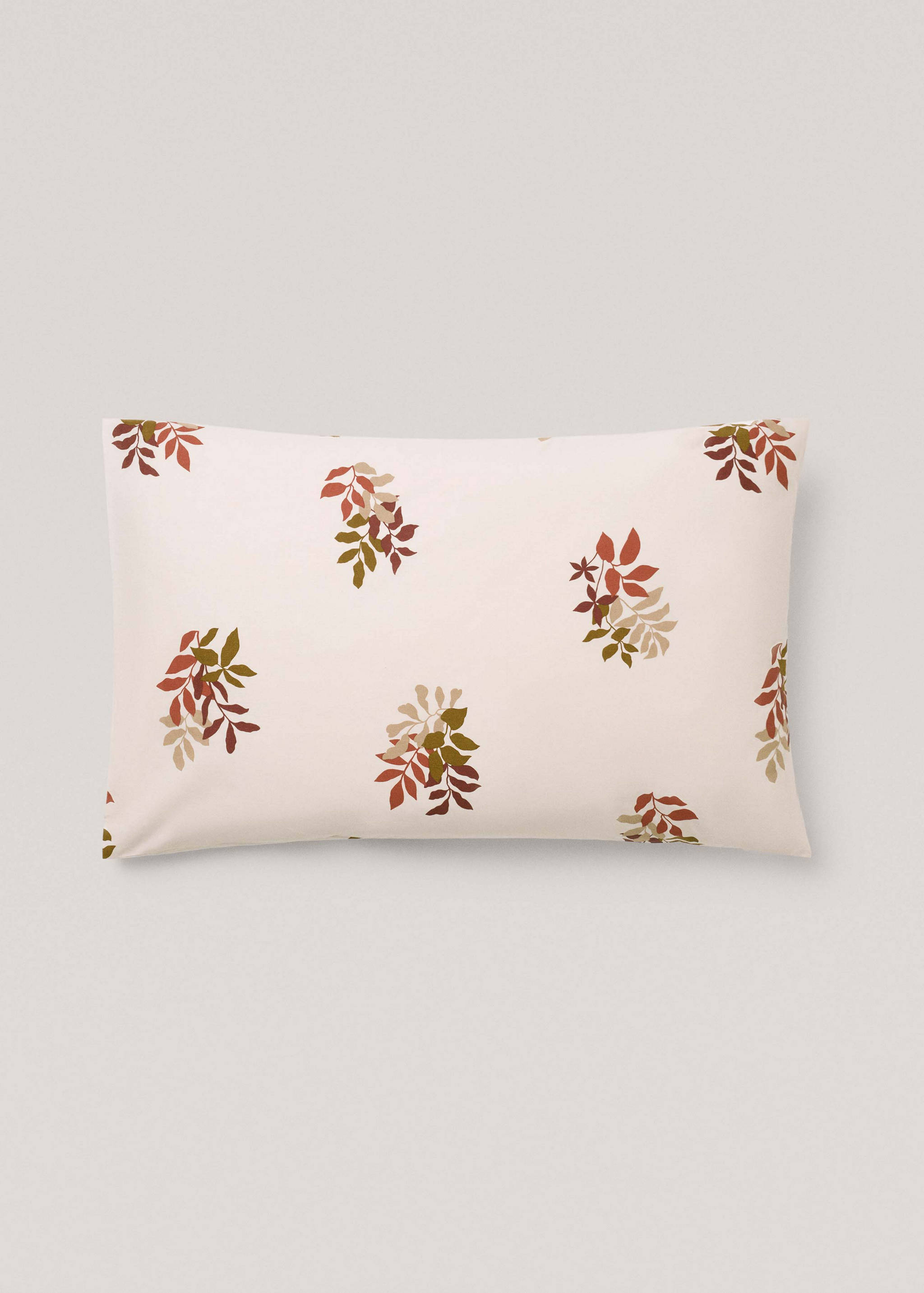 100% cotton floral pillowcase 50x75cm - Article without model