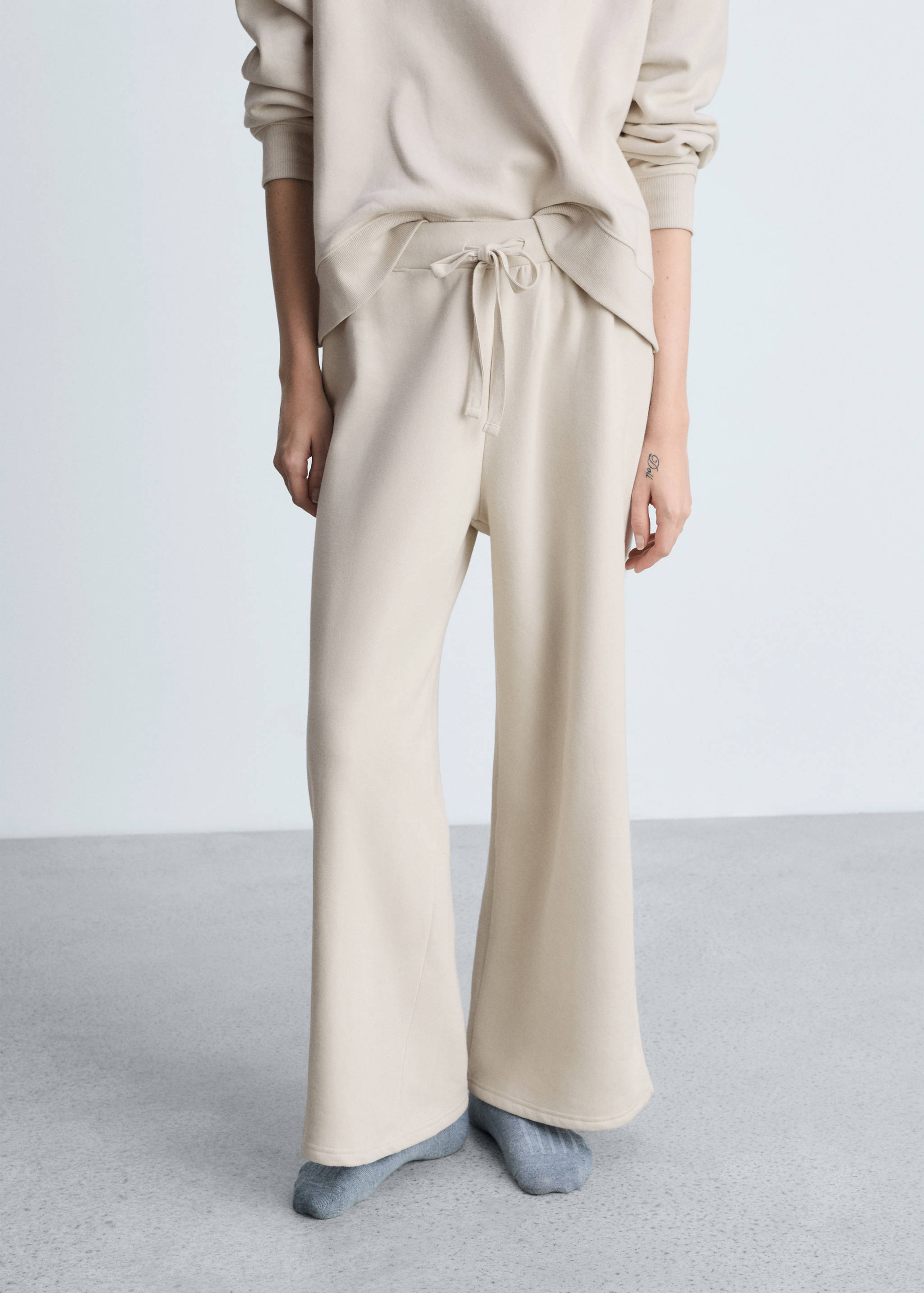 Cotton plush pants - Medium plane