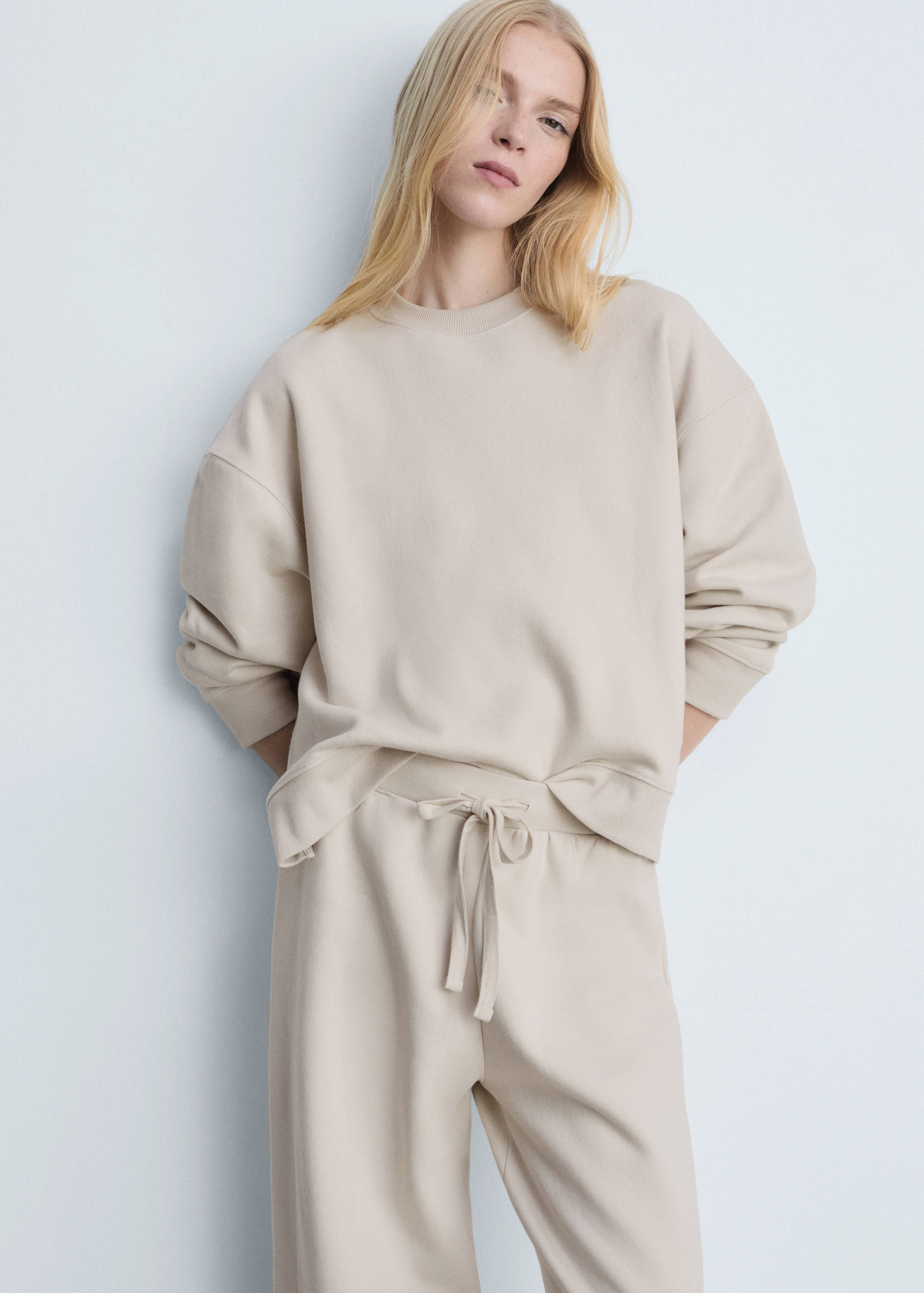 Cotton plush pants - Details of the article 1