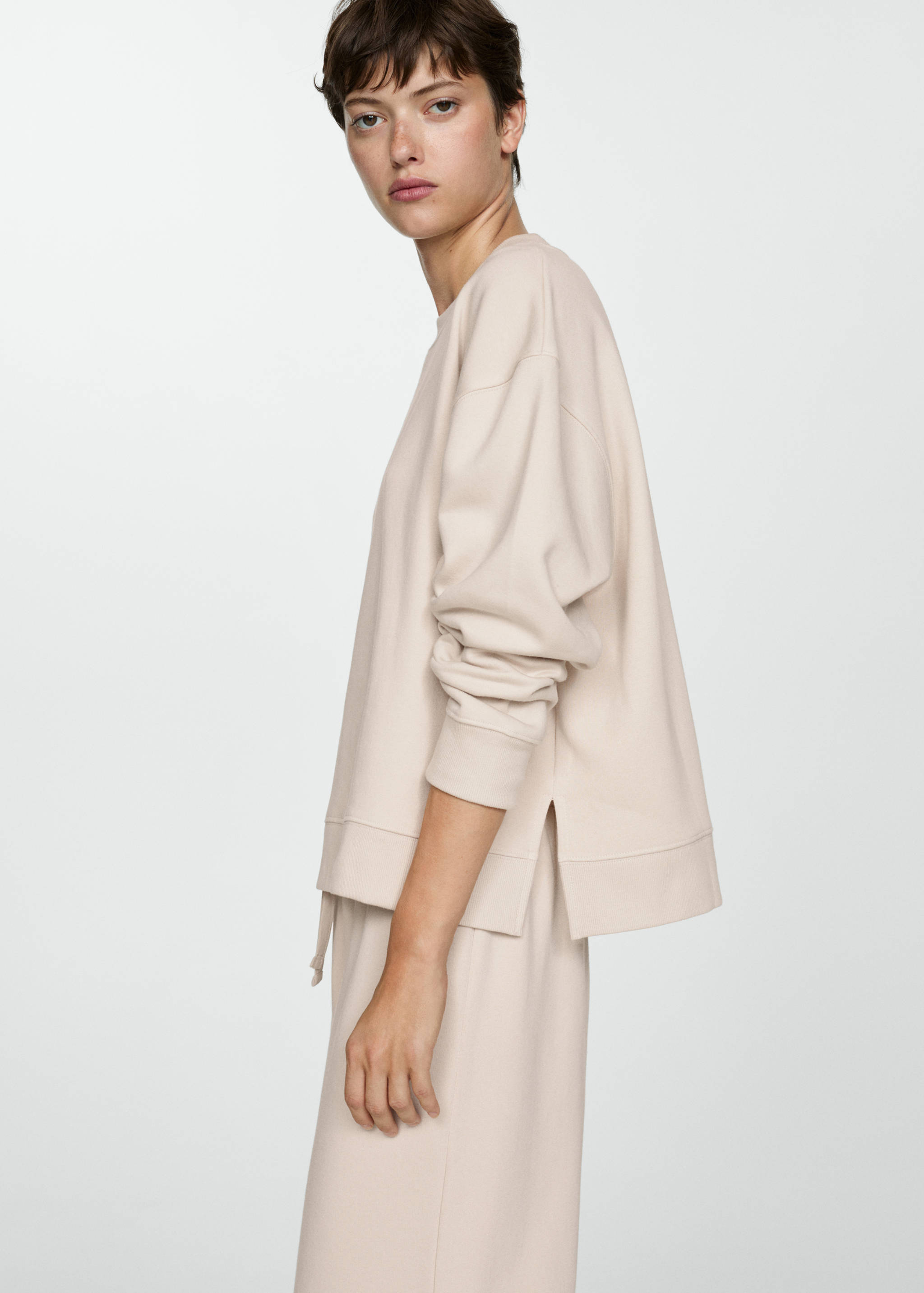 Cotton plush pants - Details of the article 2