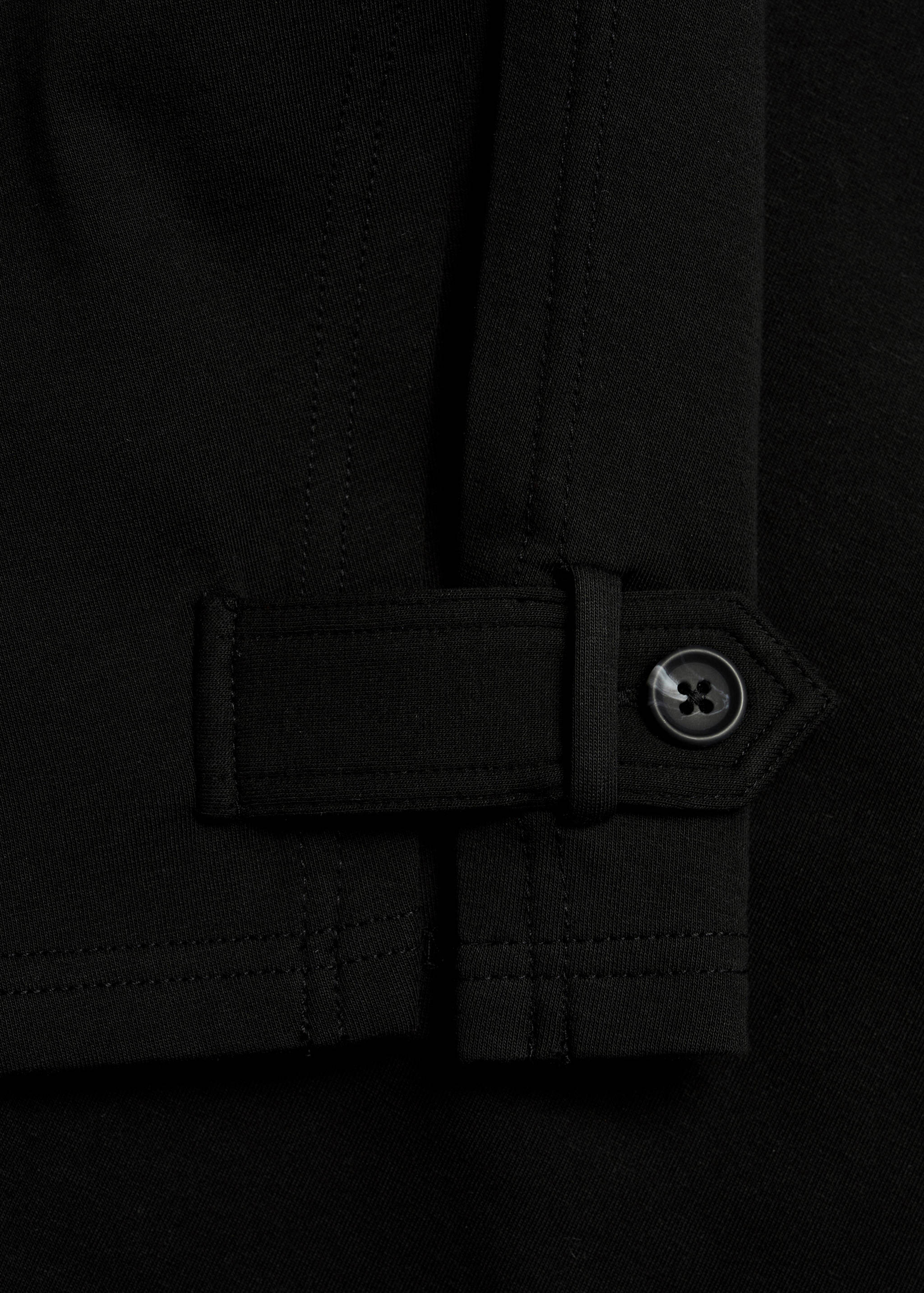 Cape jacket with buttons - Details of the article 0