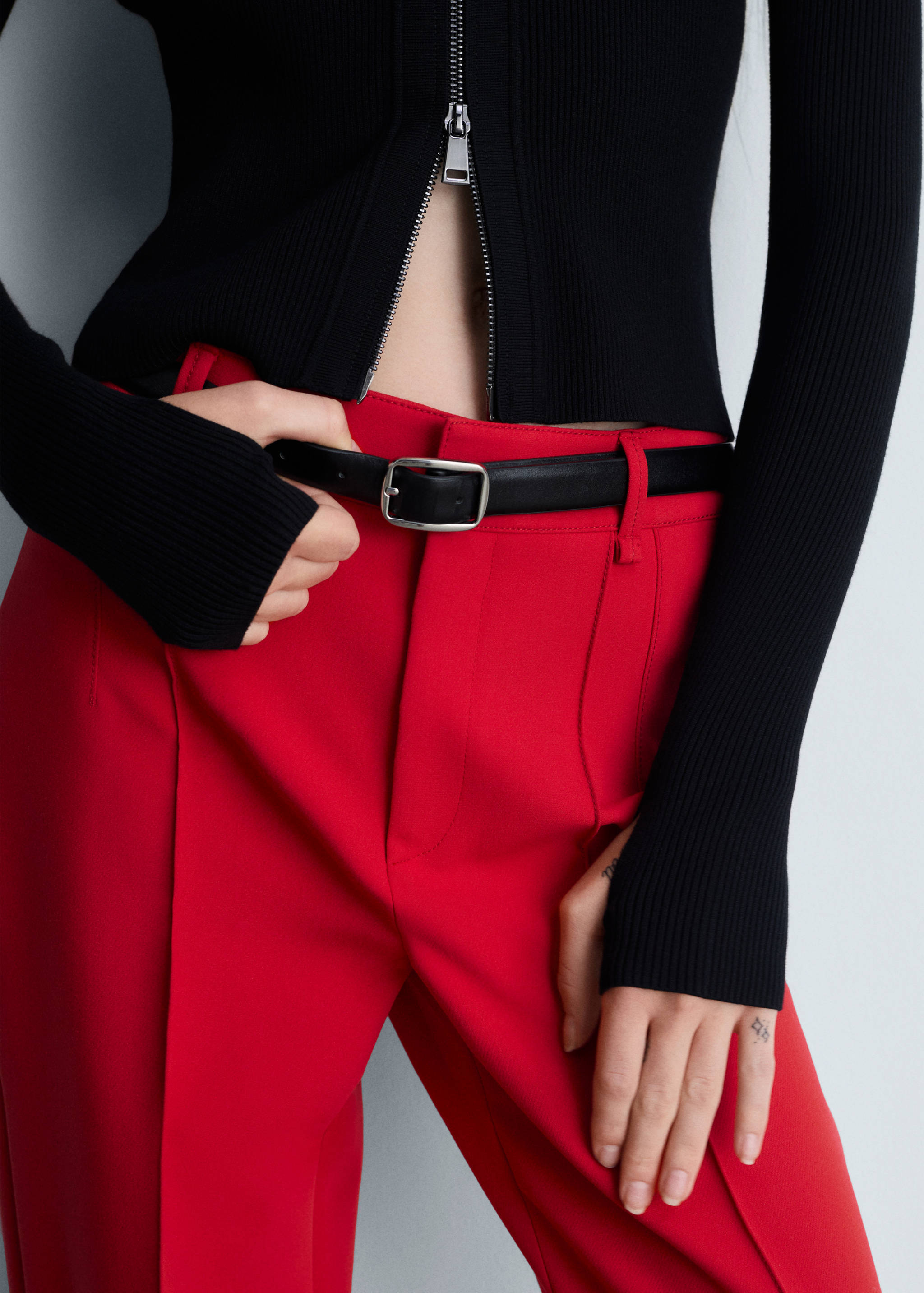 Chaqueta punto fino cremallera - Detalle del artículo 6