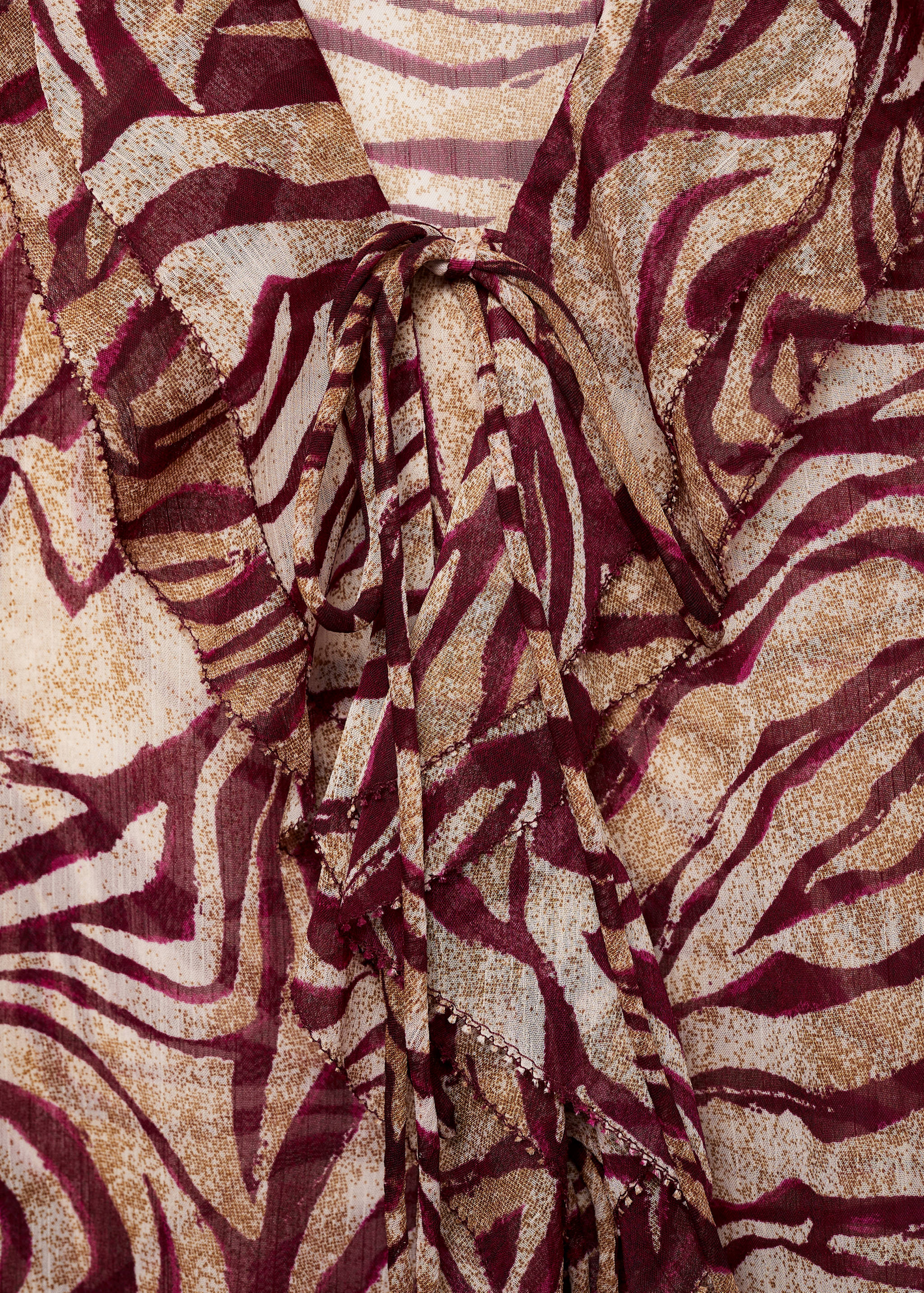 Ruffles printed blouse - Details of the article 8