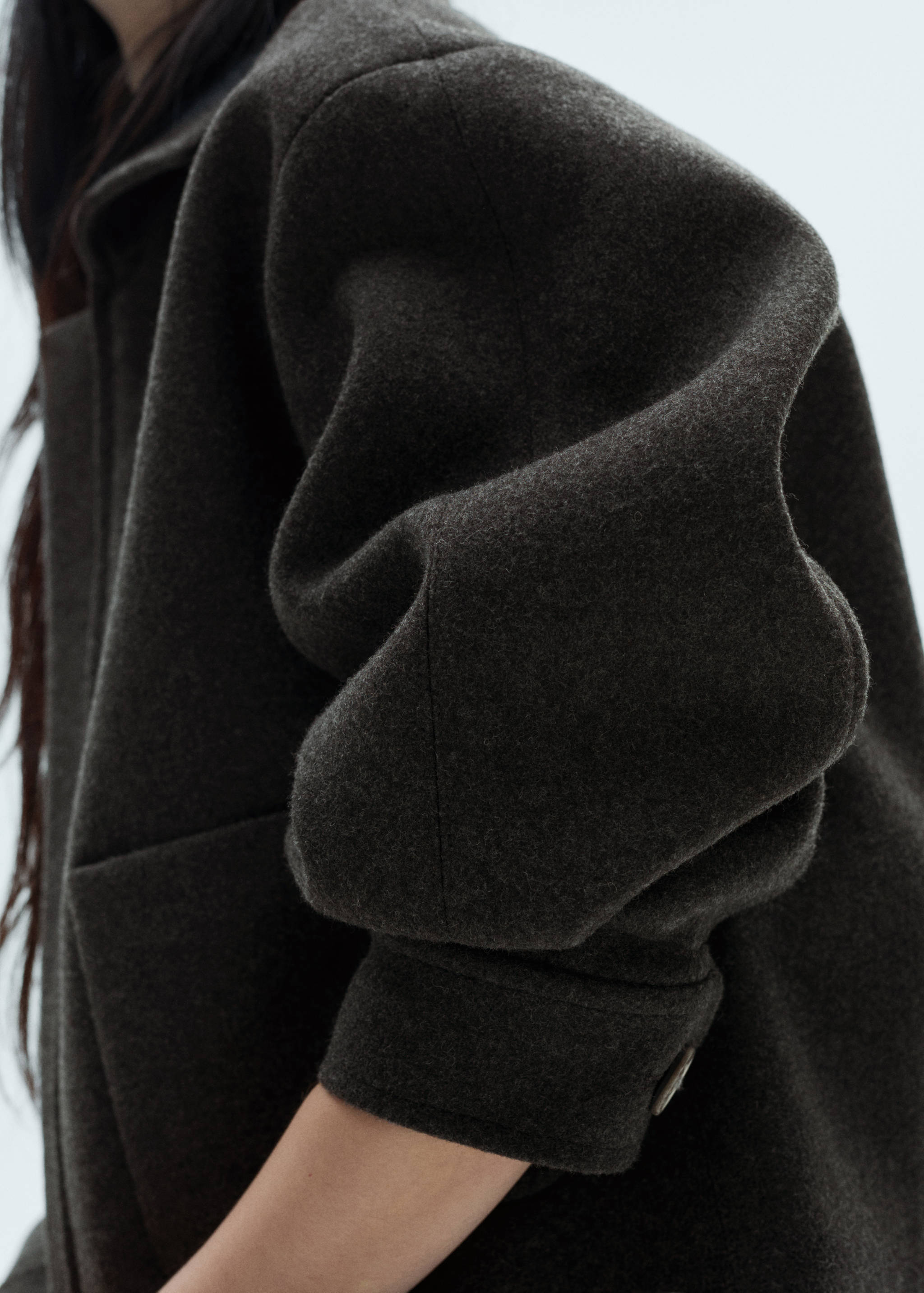 Cropped jacket with pockets - Details of the article 6