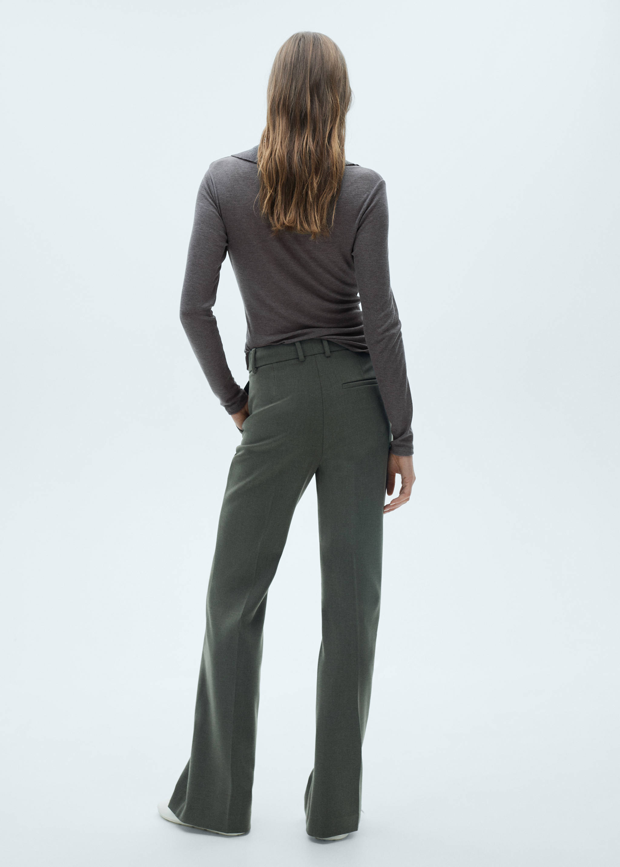 Button-down collar polo shirt - Reverse of the article