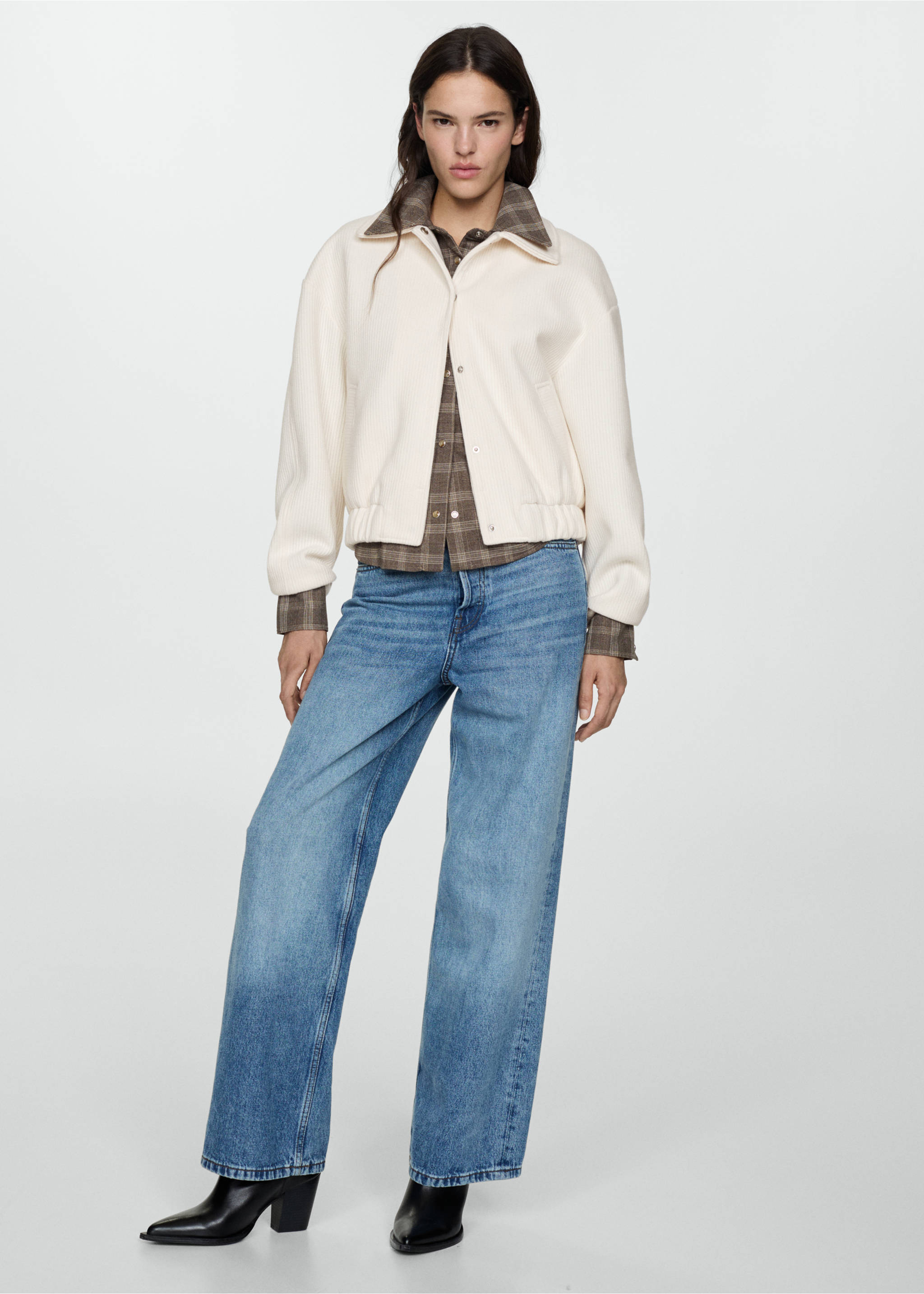 Pocket knit jacket - General plane, Off White. Ref: 77065660-00.