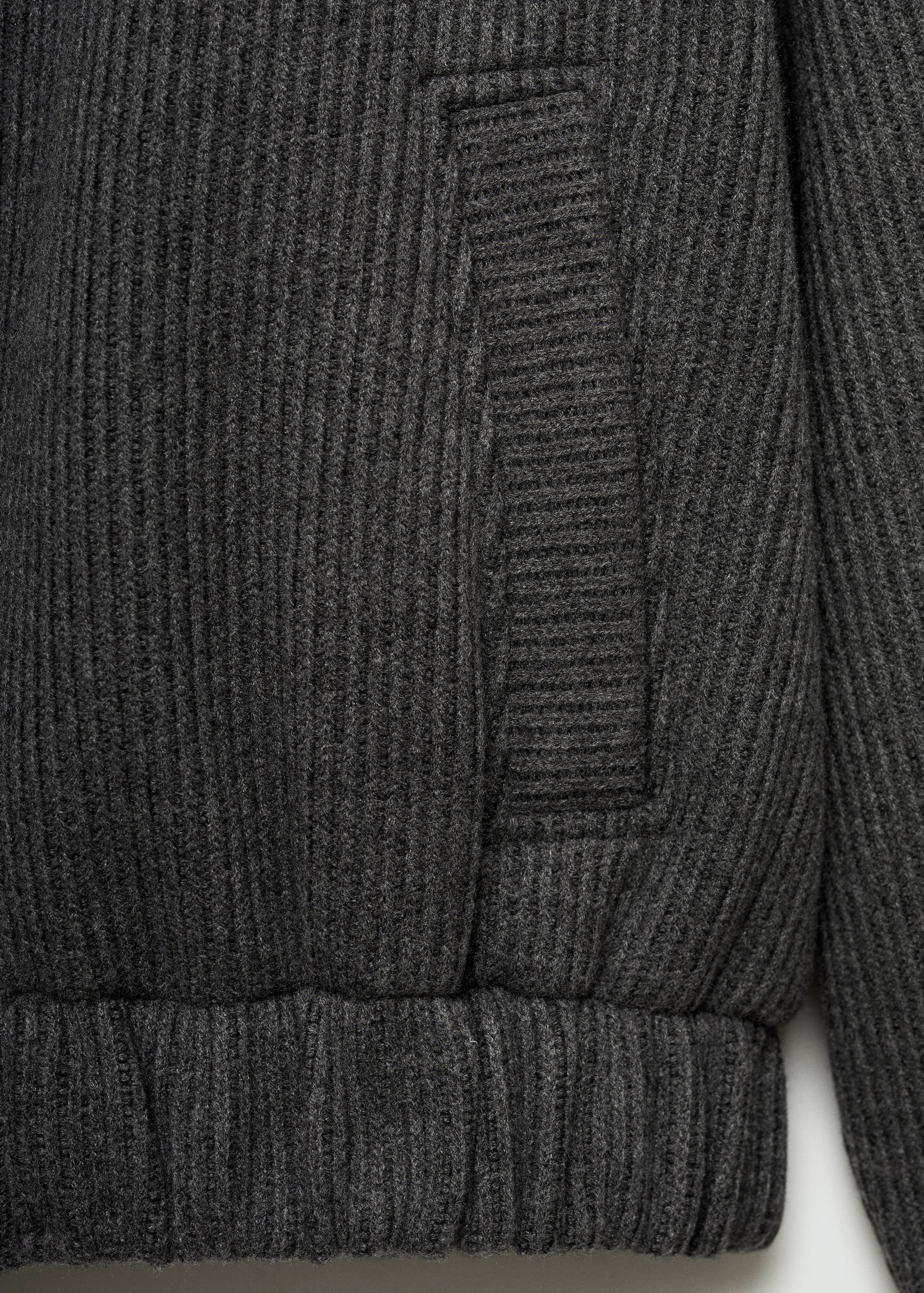 Pocket knit jacket - Details of the article 0