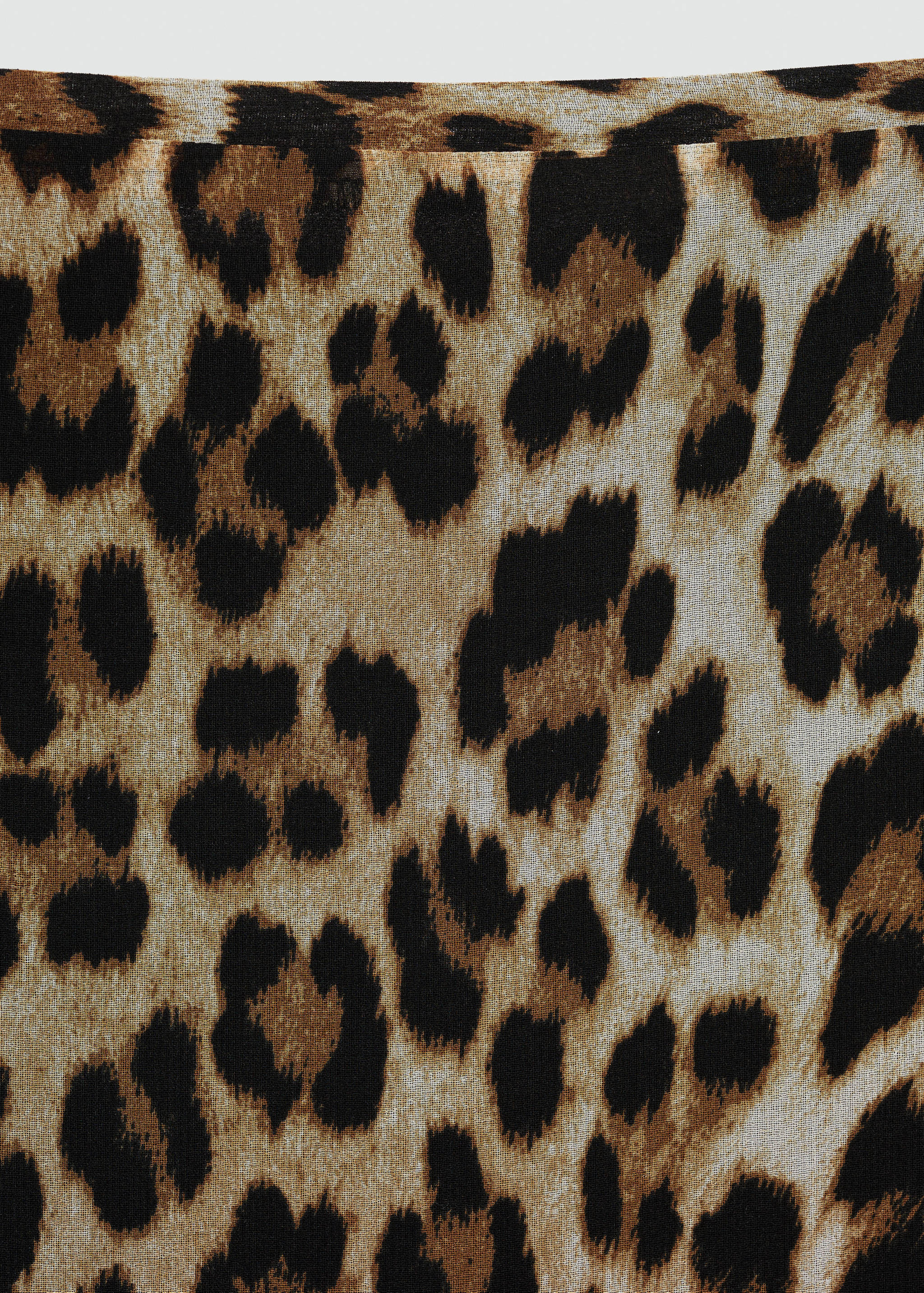 Leopard midi skirt - Details of the article 8