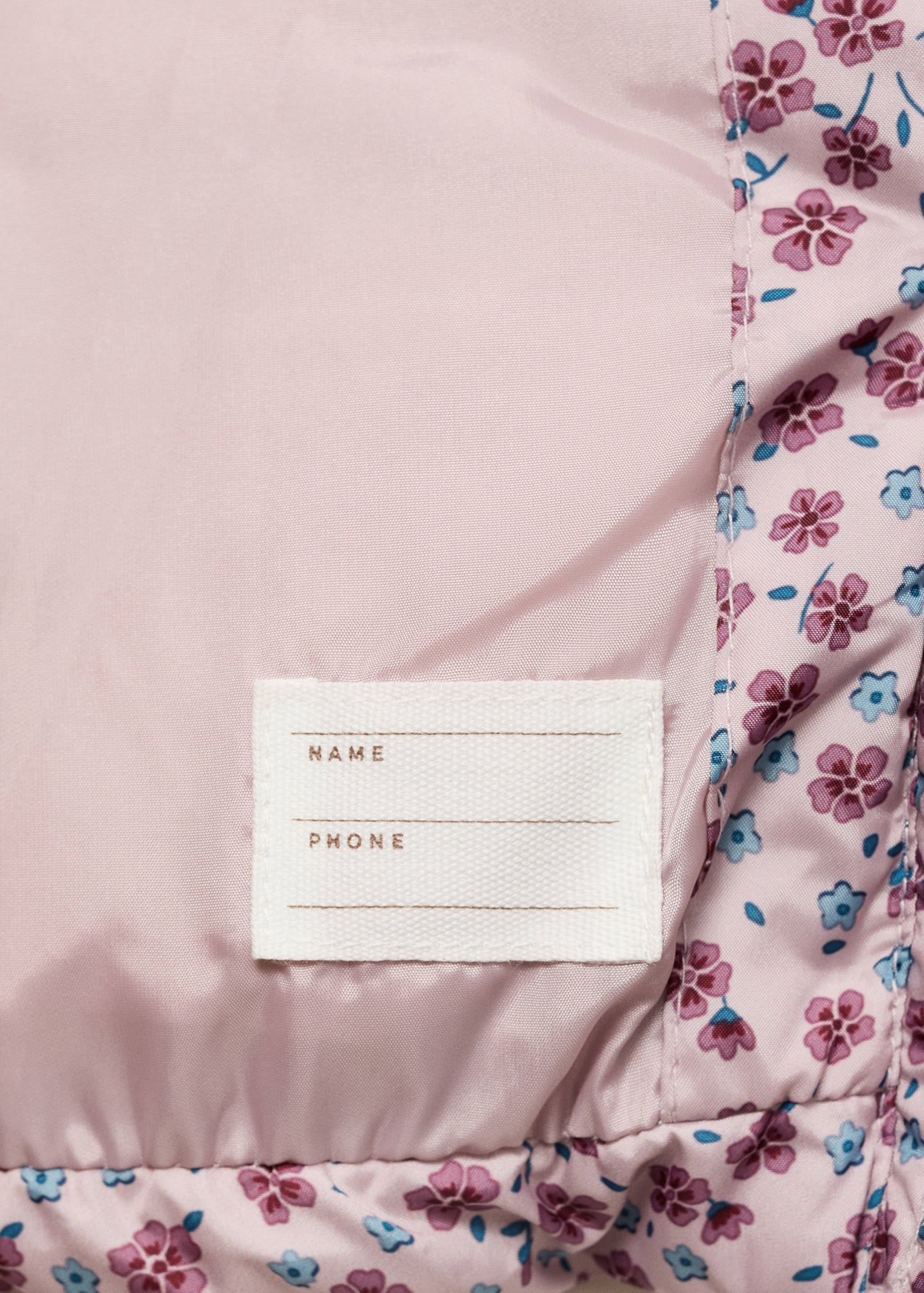 Flowers print quilted anorak - Details of the article 0