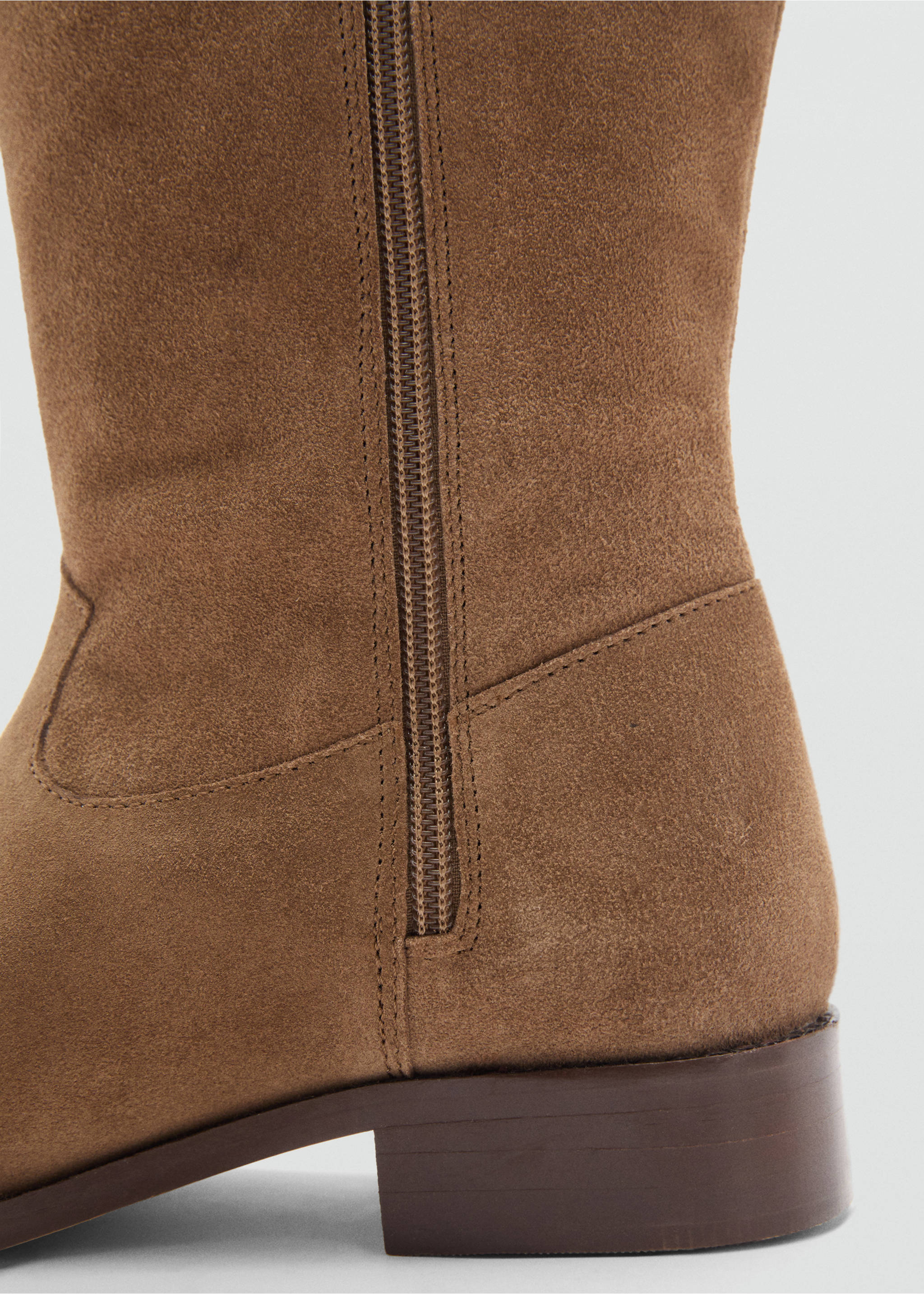 Cowboy-Stiefel aus Leder - Detail des Artikels 1, Tobacco-Braun. Ref: 77065970-00.
