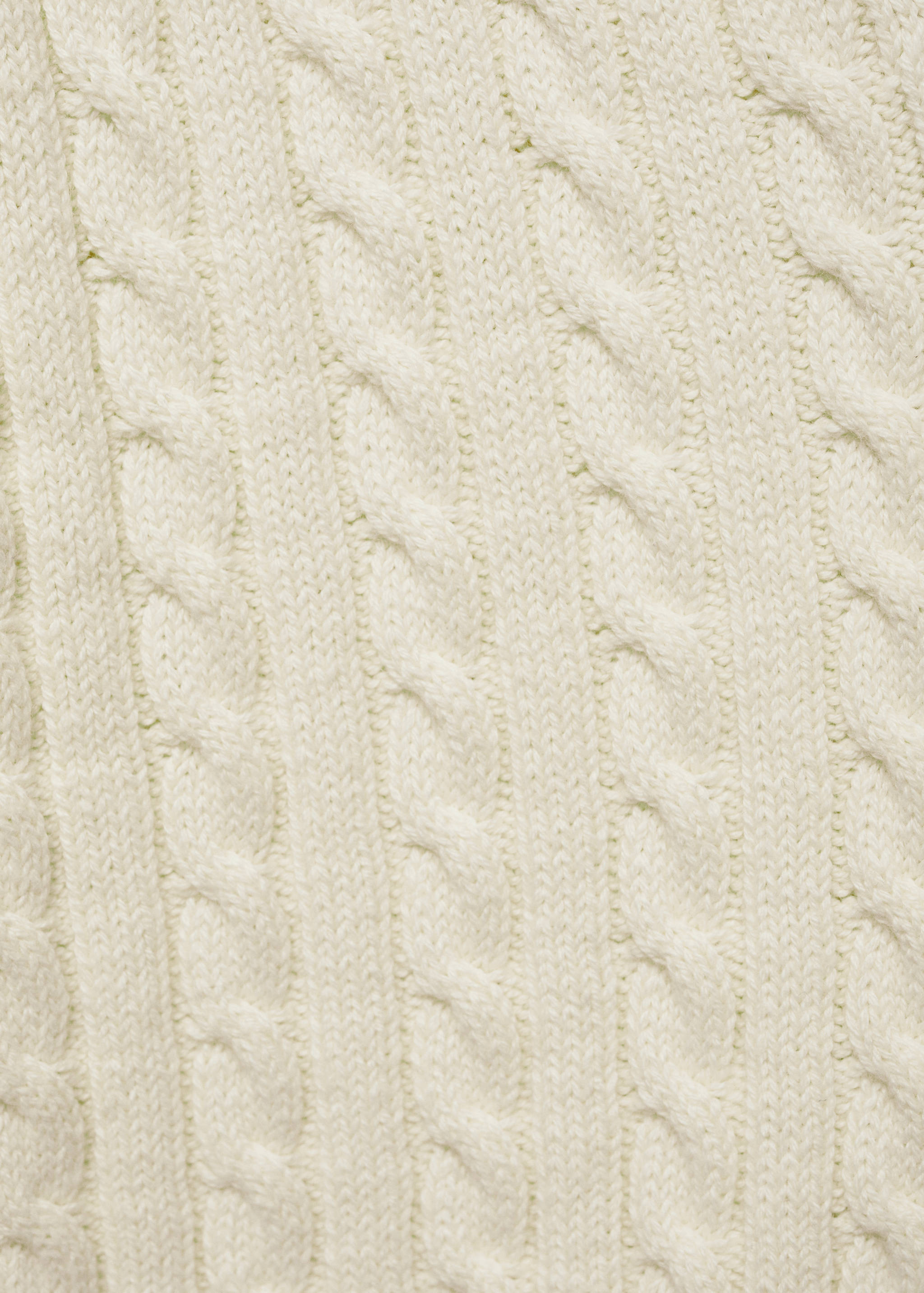 Geknöpfter Cardigan aus Grobstick mit Zopfmuster - Detail des Artikels 0