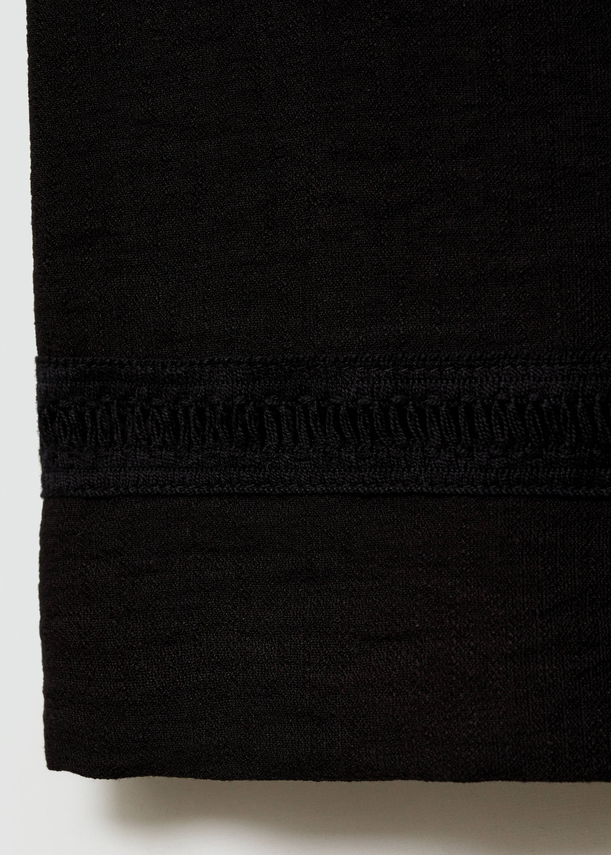 Pantalons wideleg tavelles - Detall de l'article 0