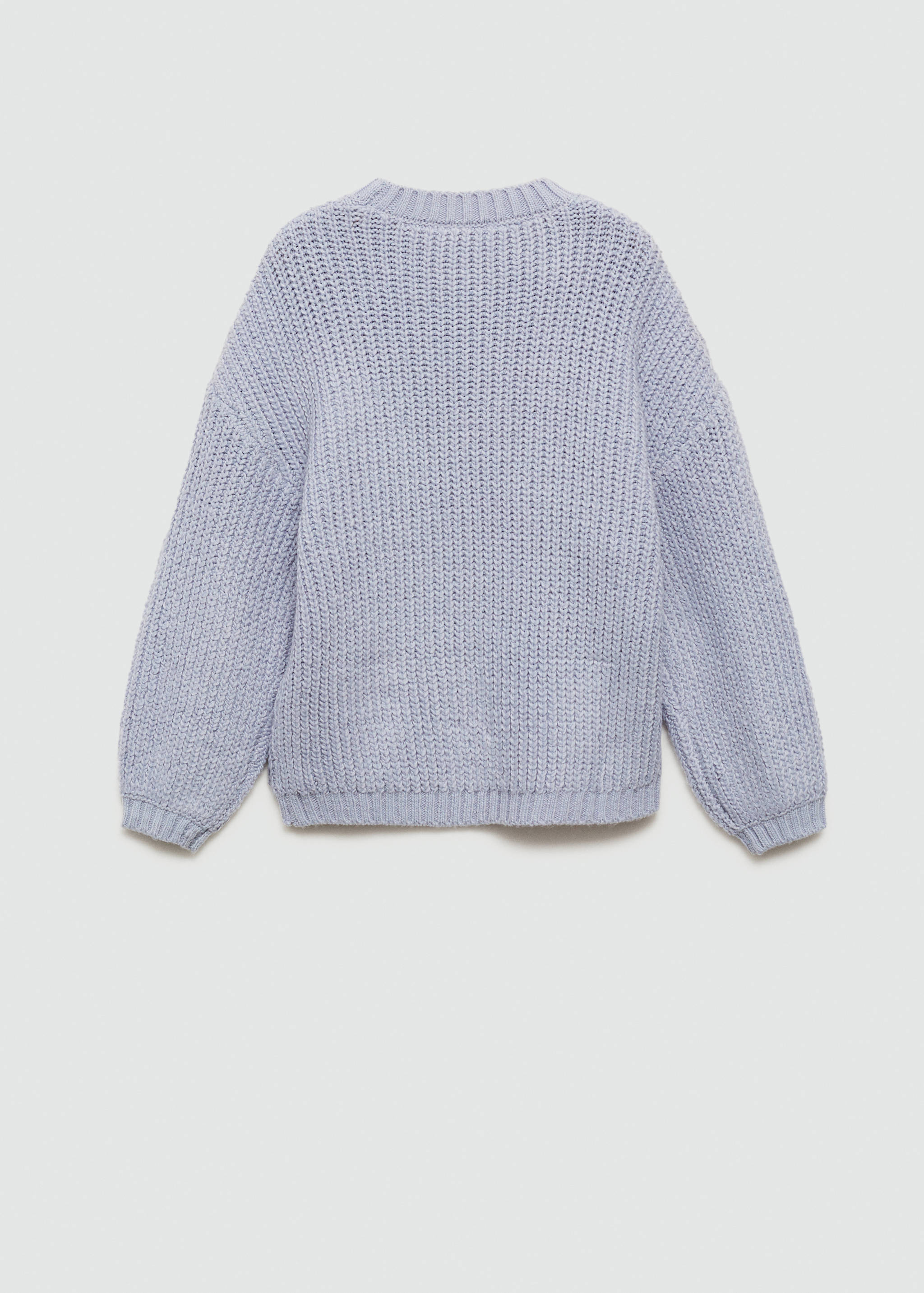 Pullover mit Zopfmuster - Rückseite des Artikels