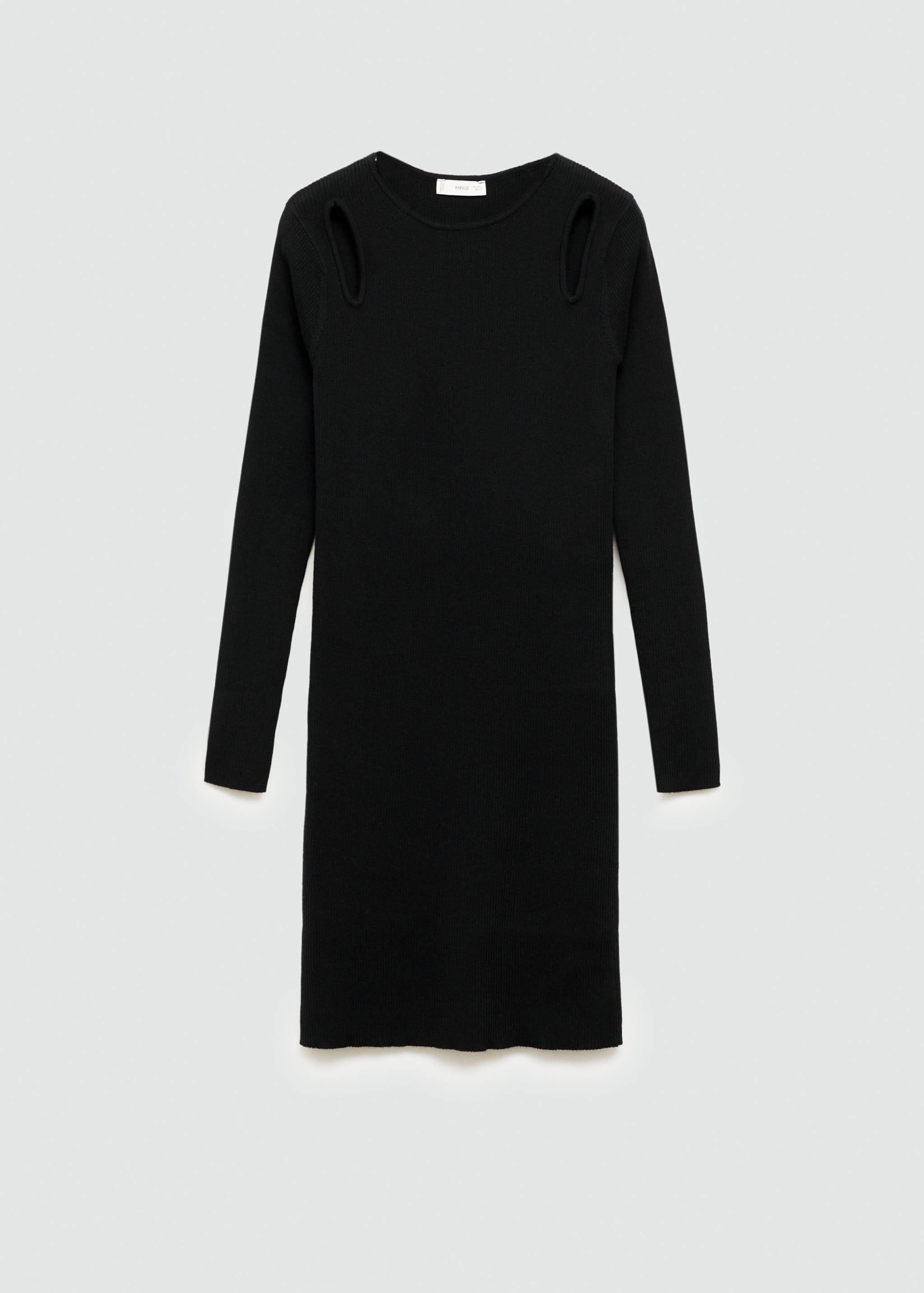 Vestido punto canalé aberturas - Artículo sin modelo