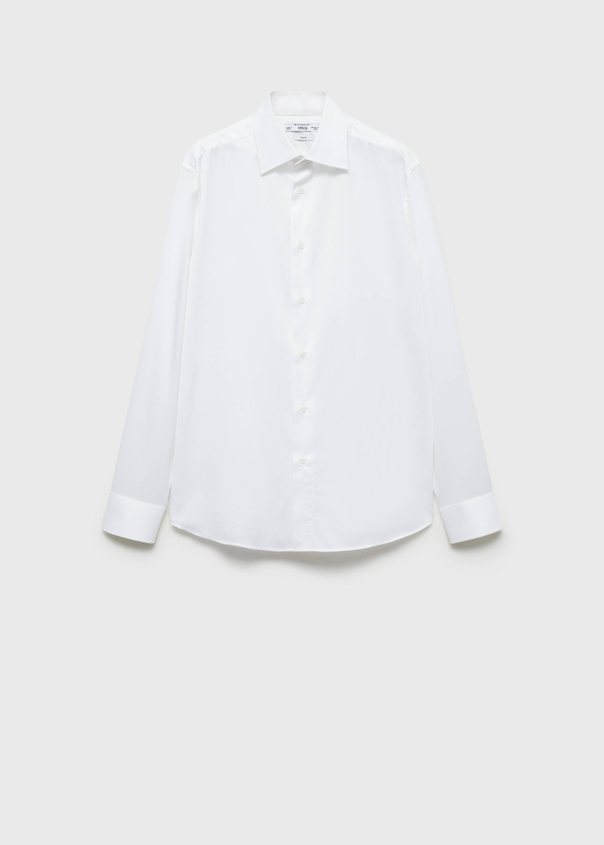 Slim fit cotton suit shirt - Article without model