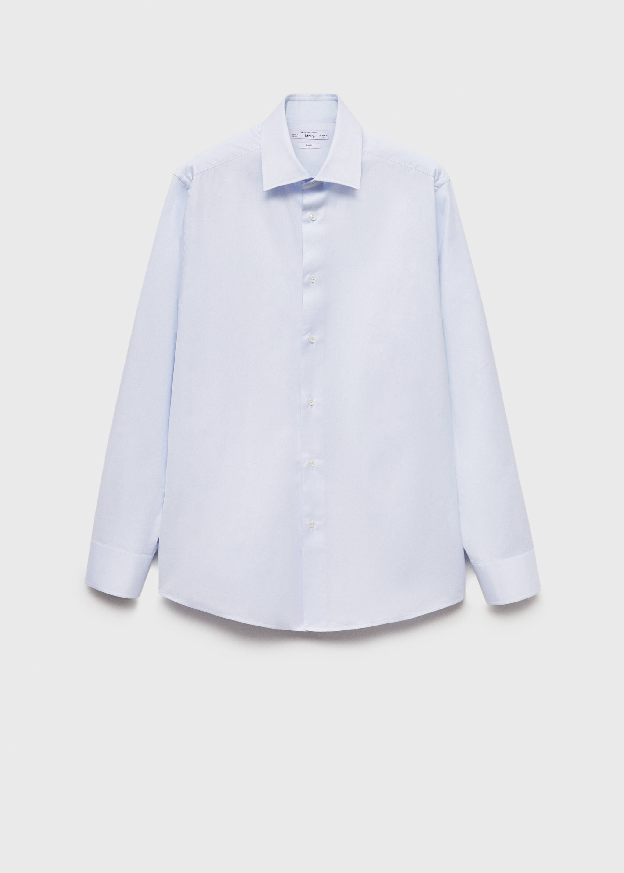 Slim fit cotton suit shirt - Article without model