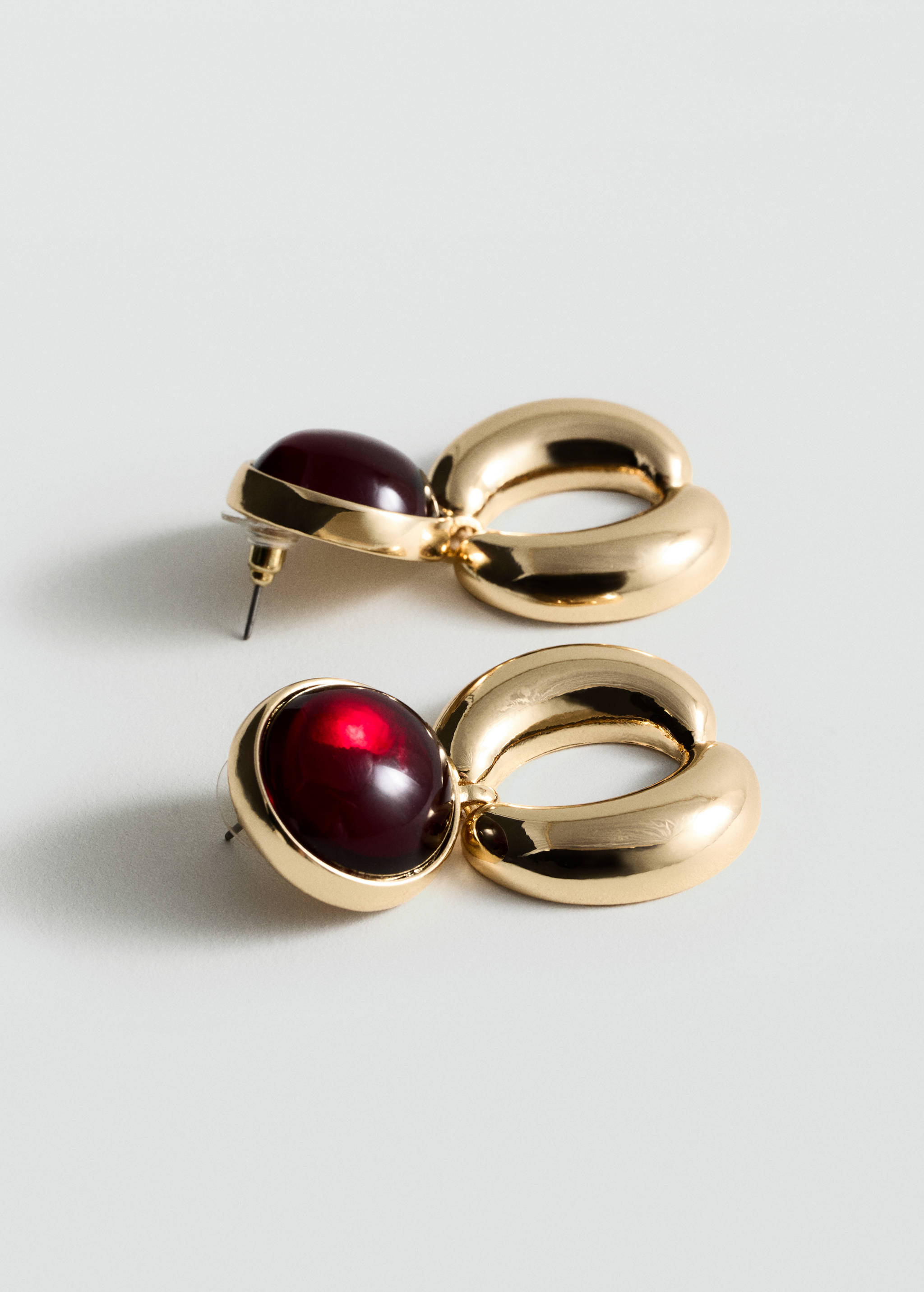 Pendientes abalorios colgantes - Plano medio