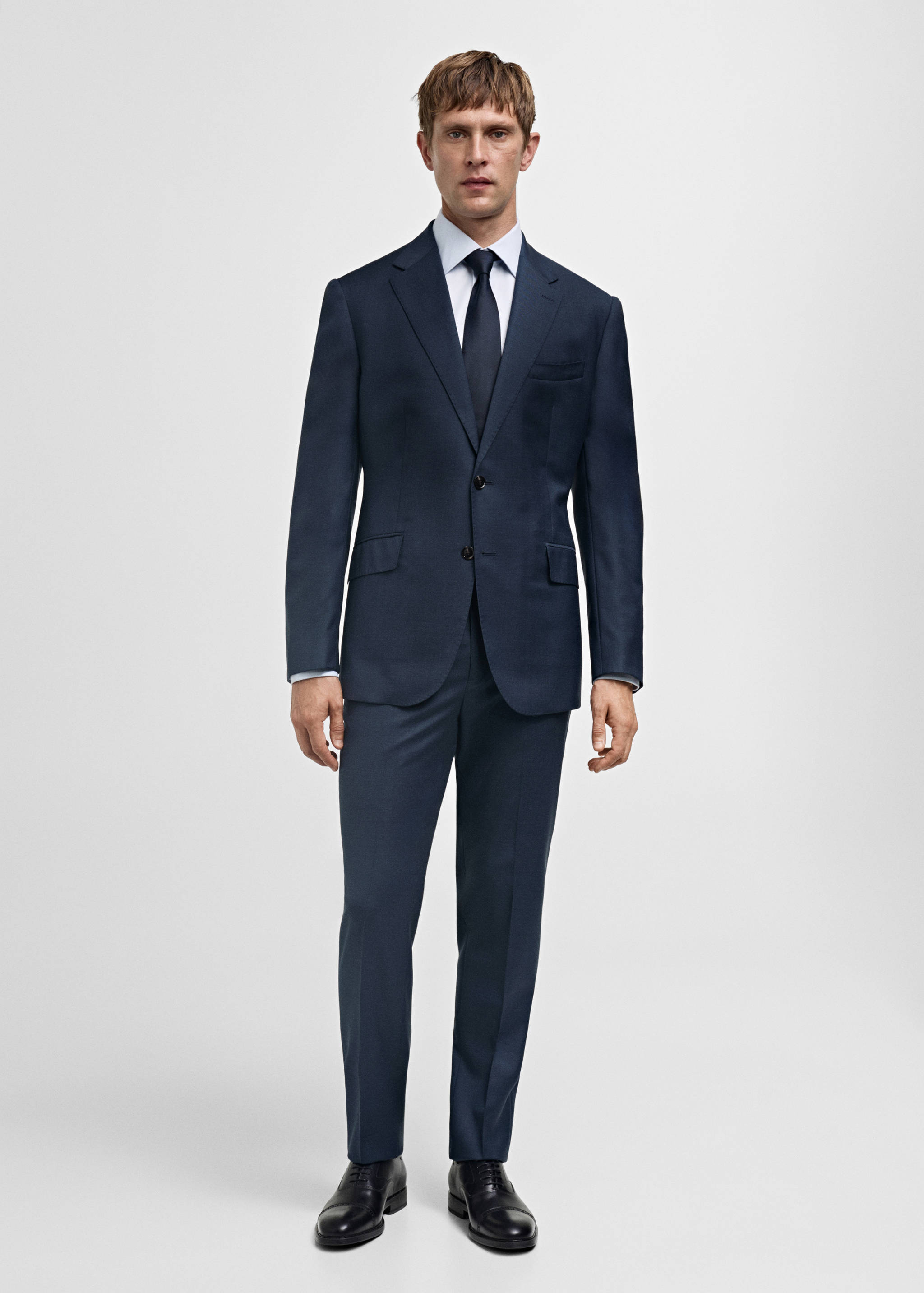 Venice 100% virgin wool suit trousers - General plane