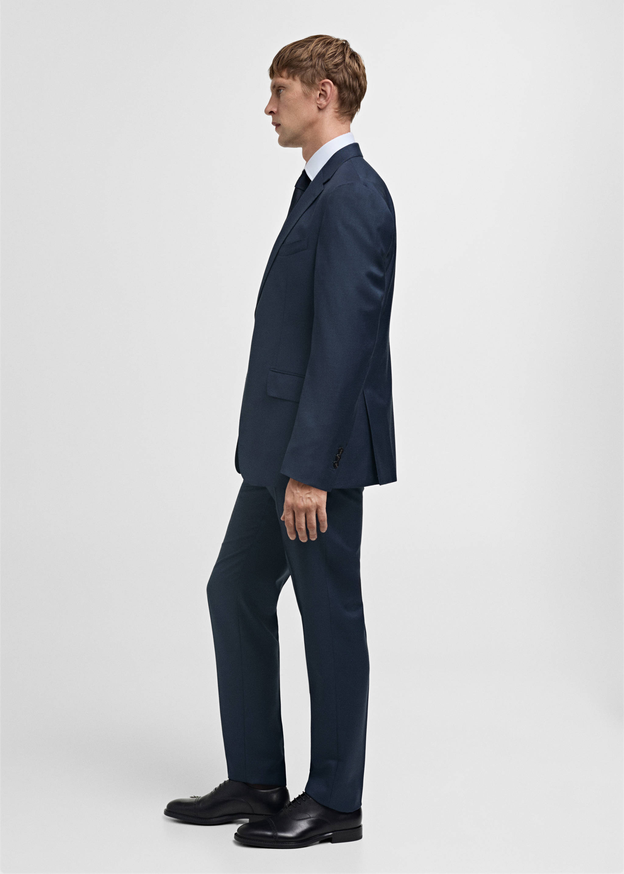 Venice 100% virgin wool suit trousers - Details of the article 2