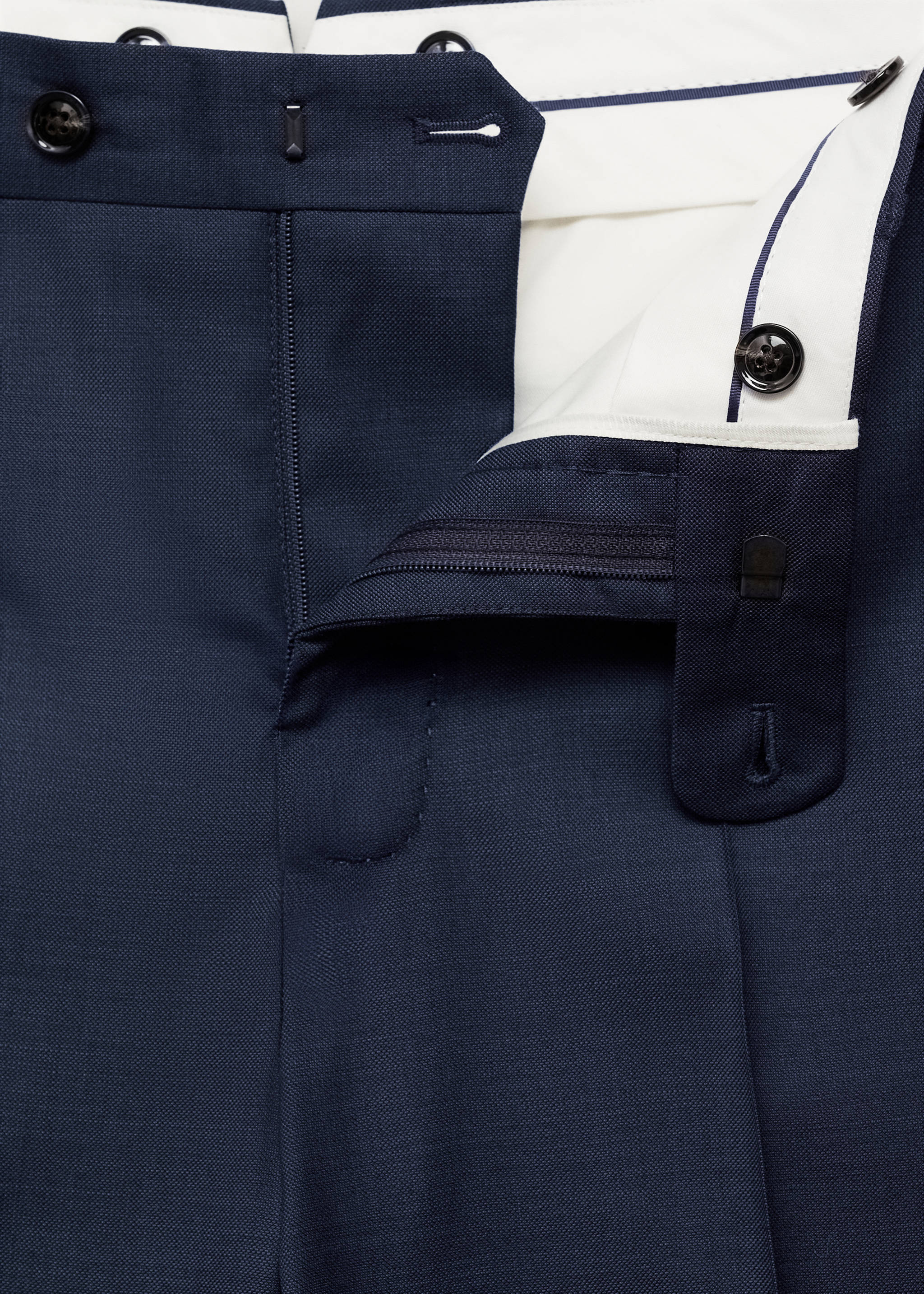 Venice 100% virgin wool suit trousers - Details of the article 8