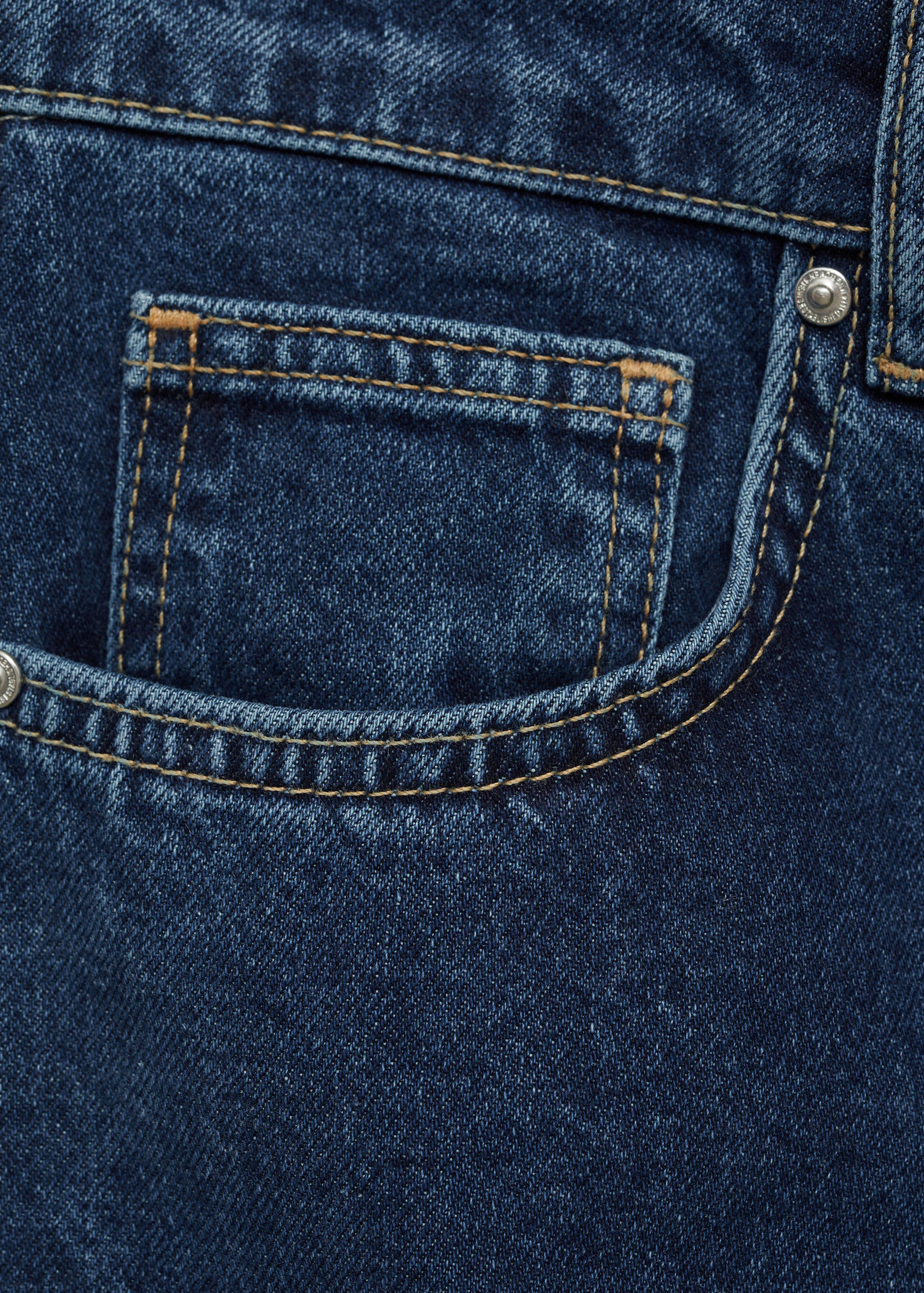 Denim midi-skirt - Details of the article 0