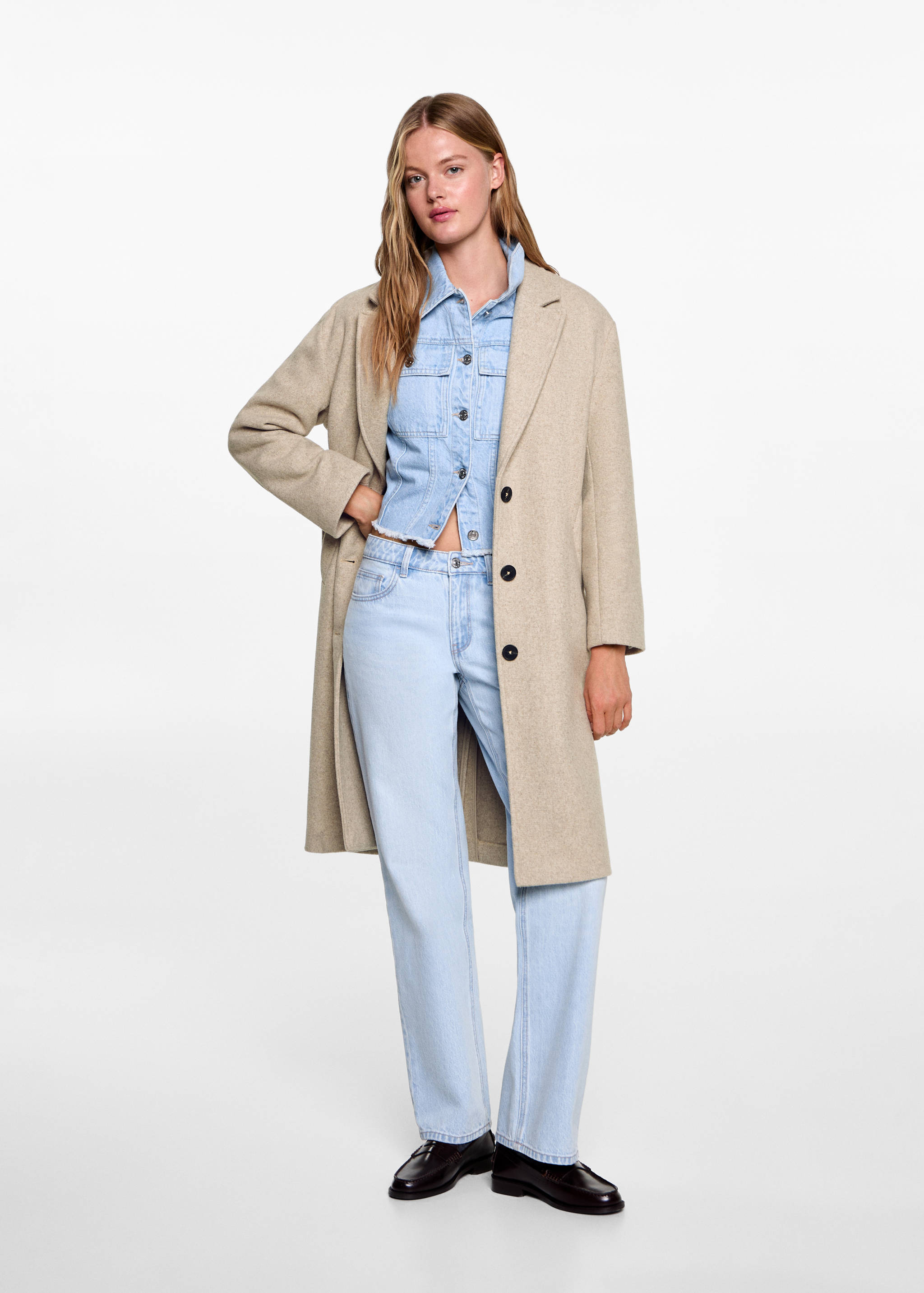 Handmade wool coat - General plane