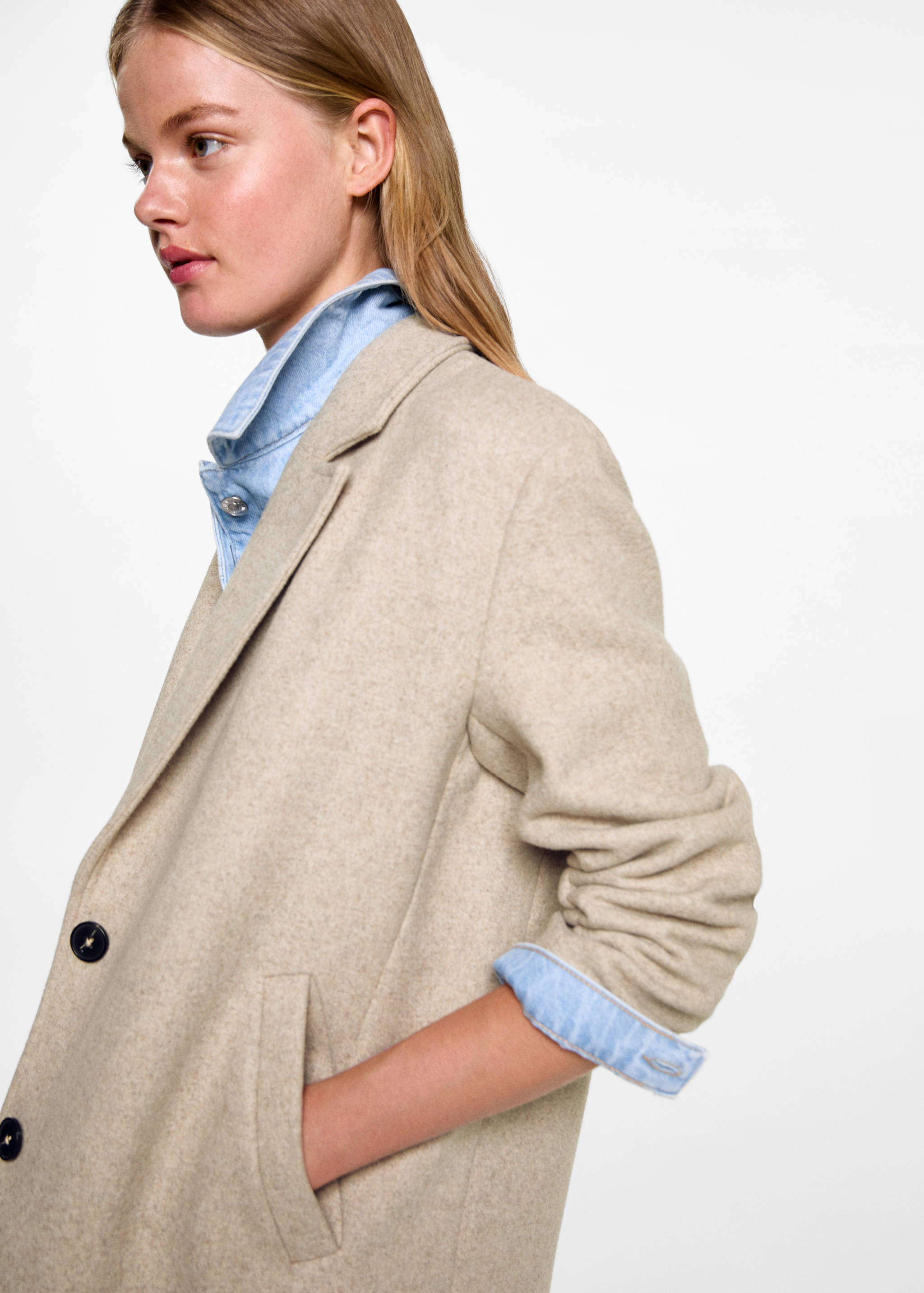 Handmade wool coat - Details of the article 1