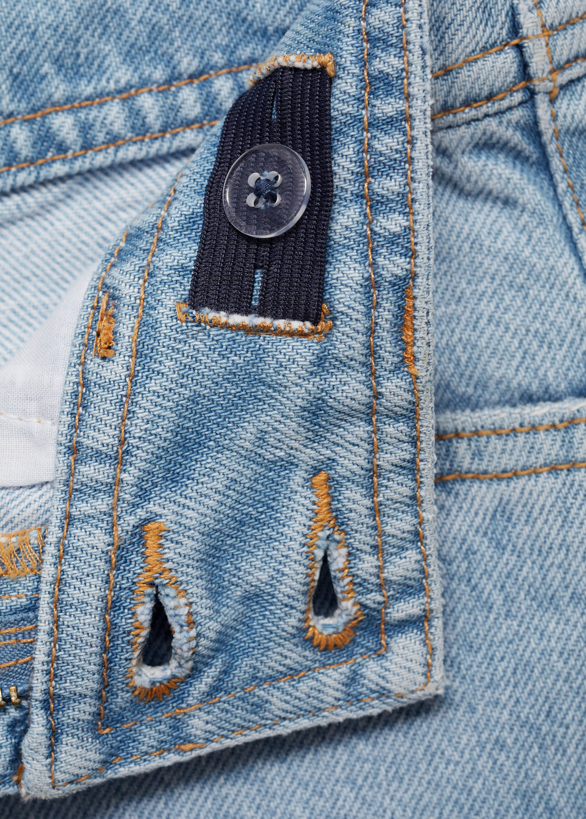 Blugi culottes cu cusături decorative - Detaliu al articolului 8