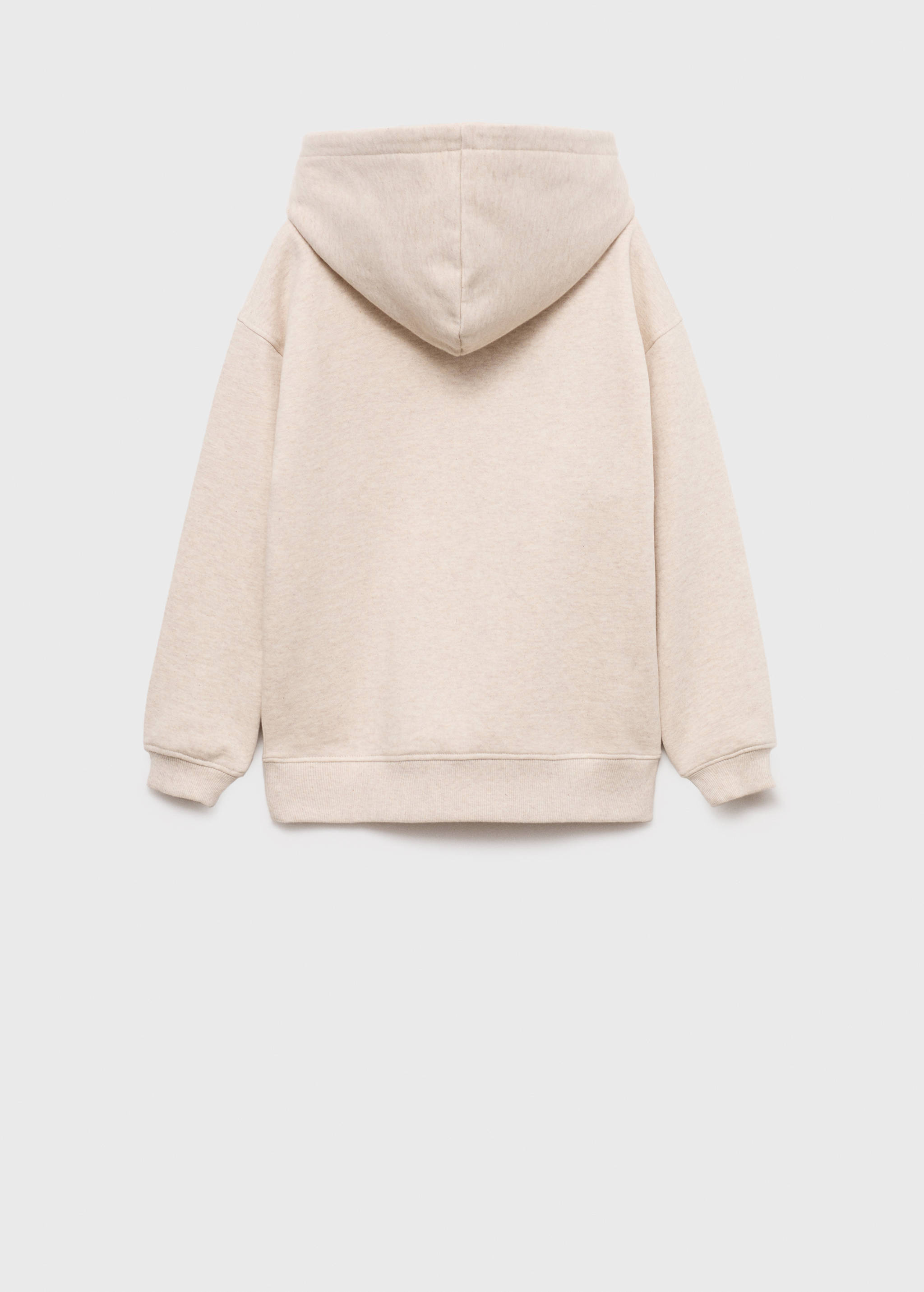 Sudadera algodón detalle bordado - Reverso del artículo