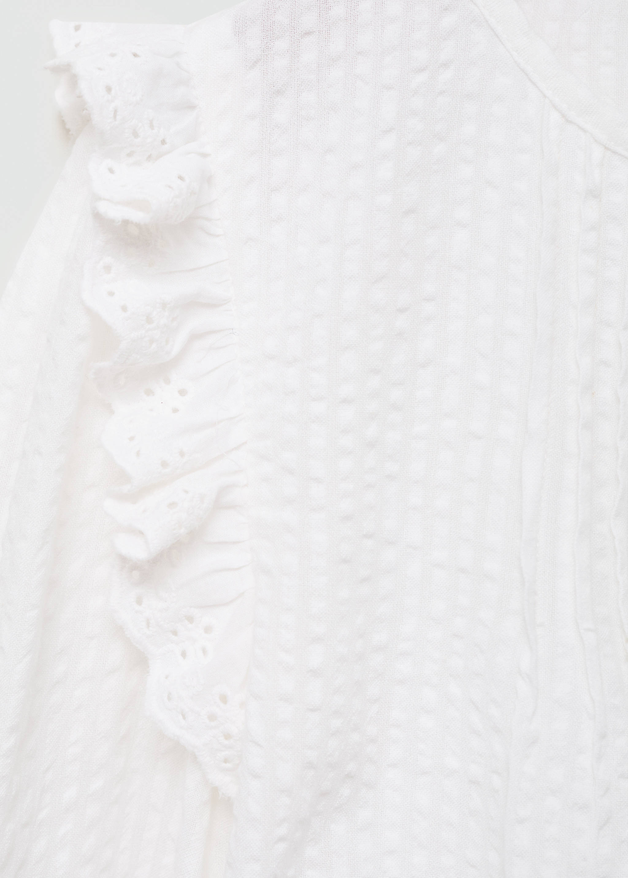 Frills embroidered shirt - Details of the article 0