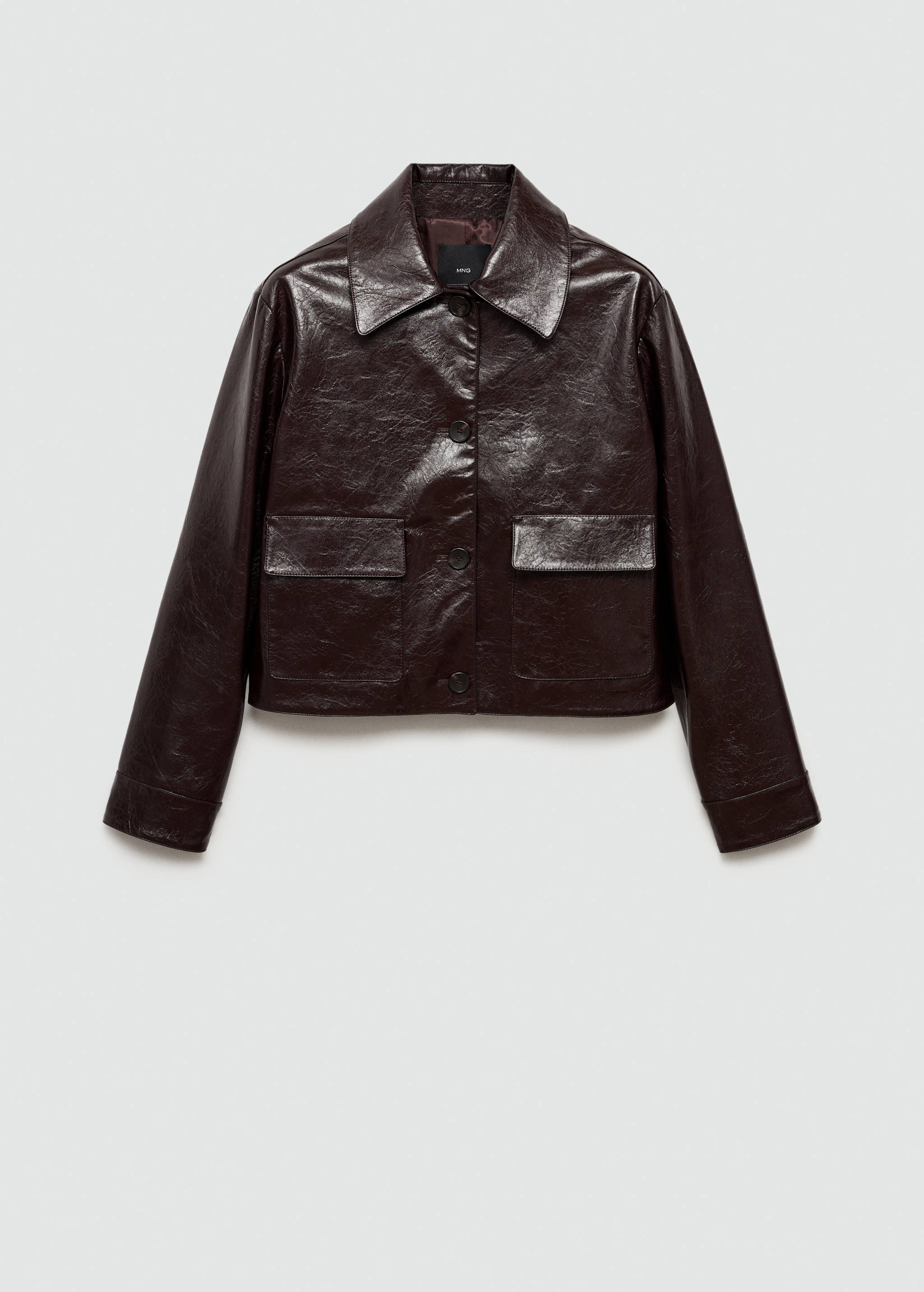 Pocket textured jacket - Article without model