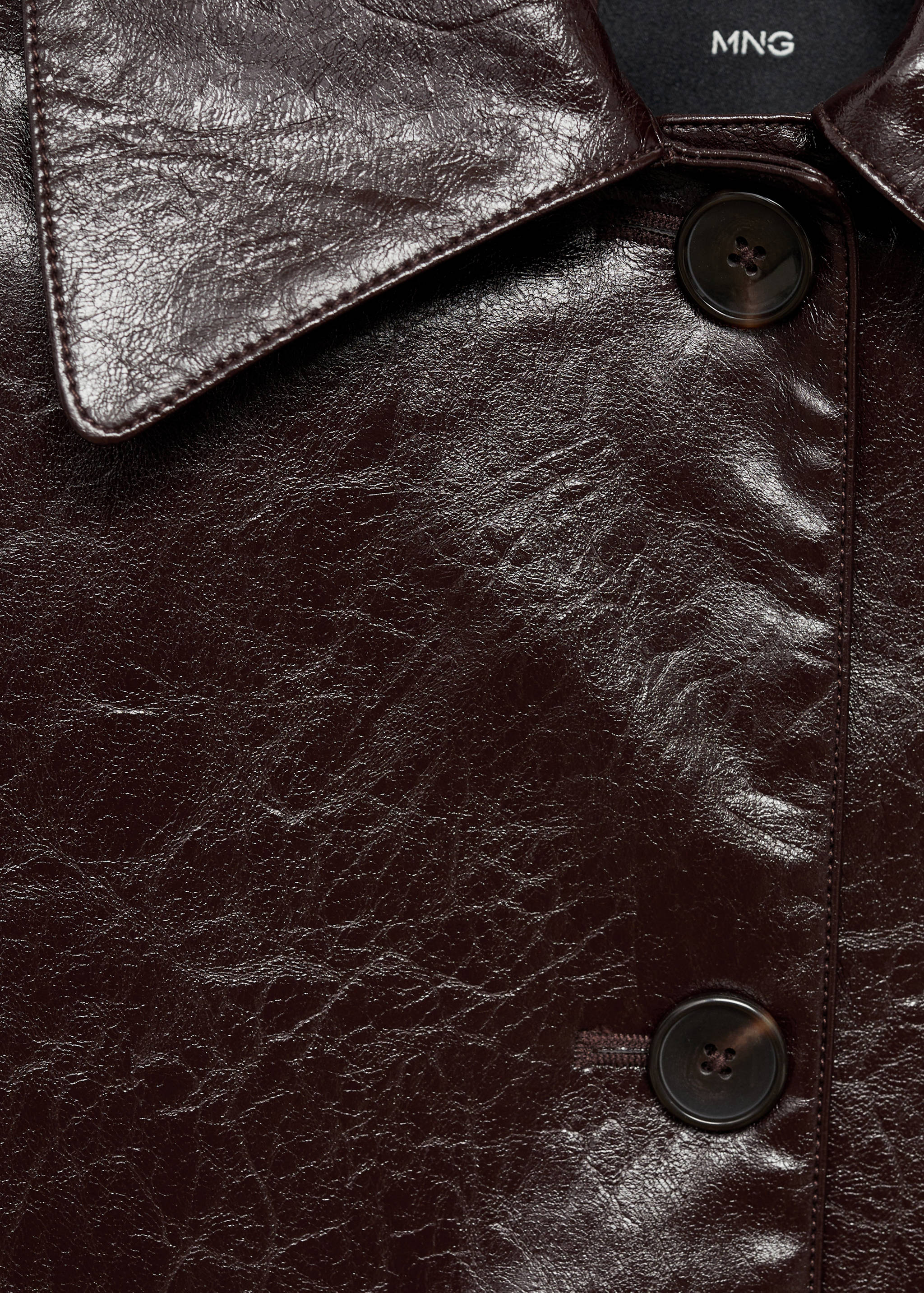 Pocket textured jacket - Details of the article 8