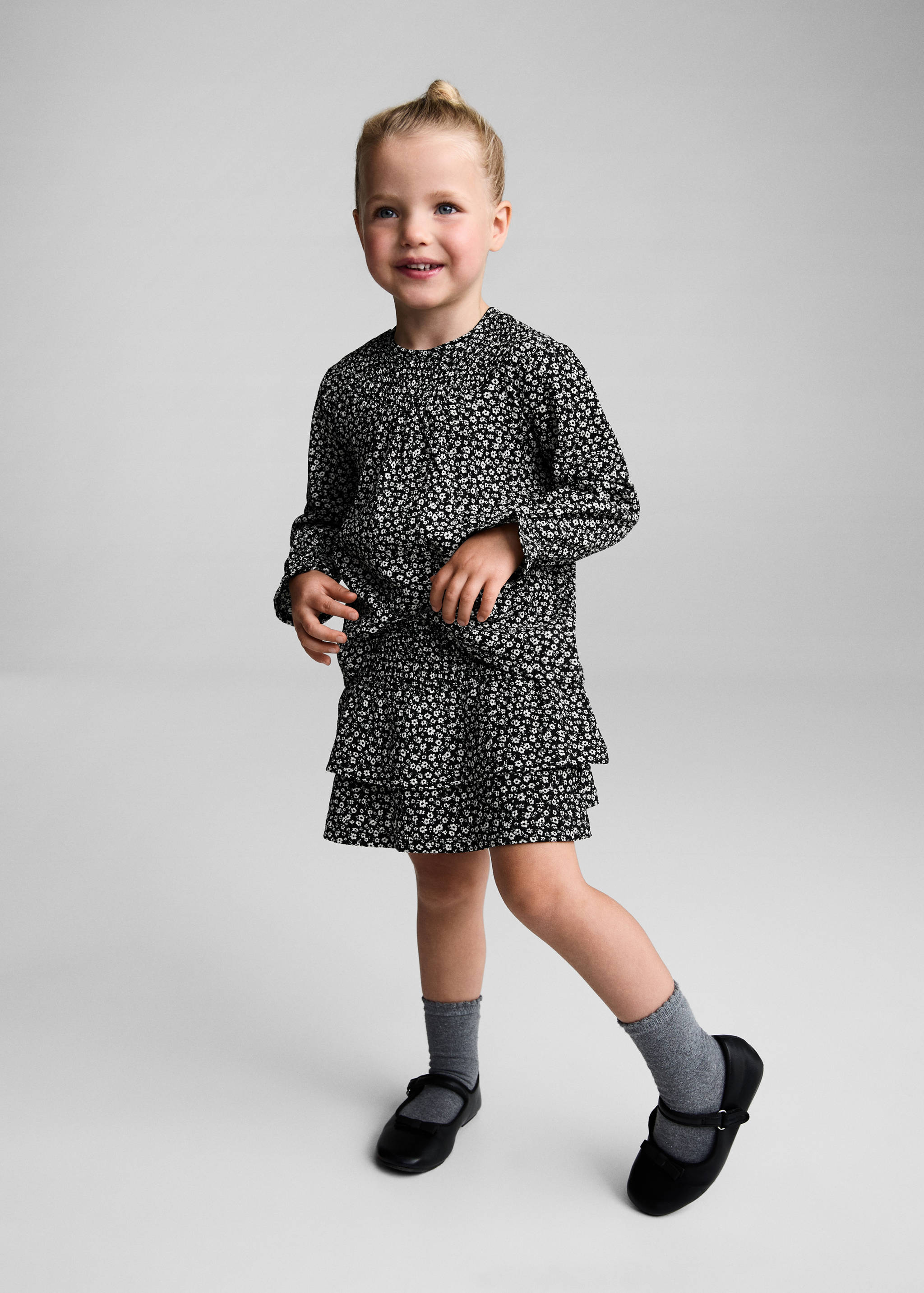 Jupe fleurs volants - Plan général