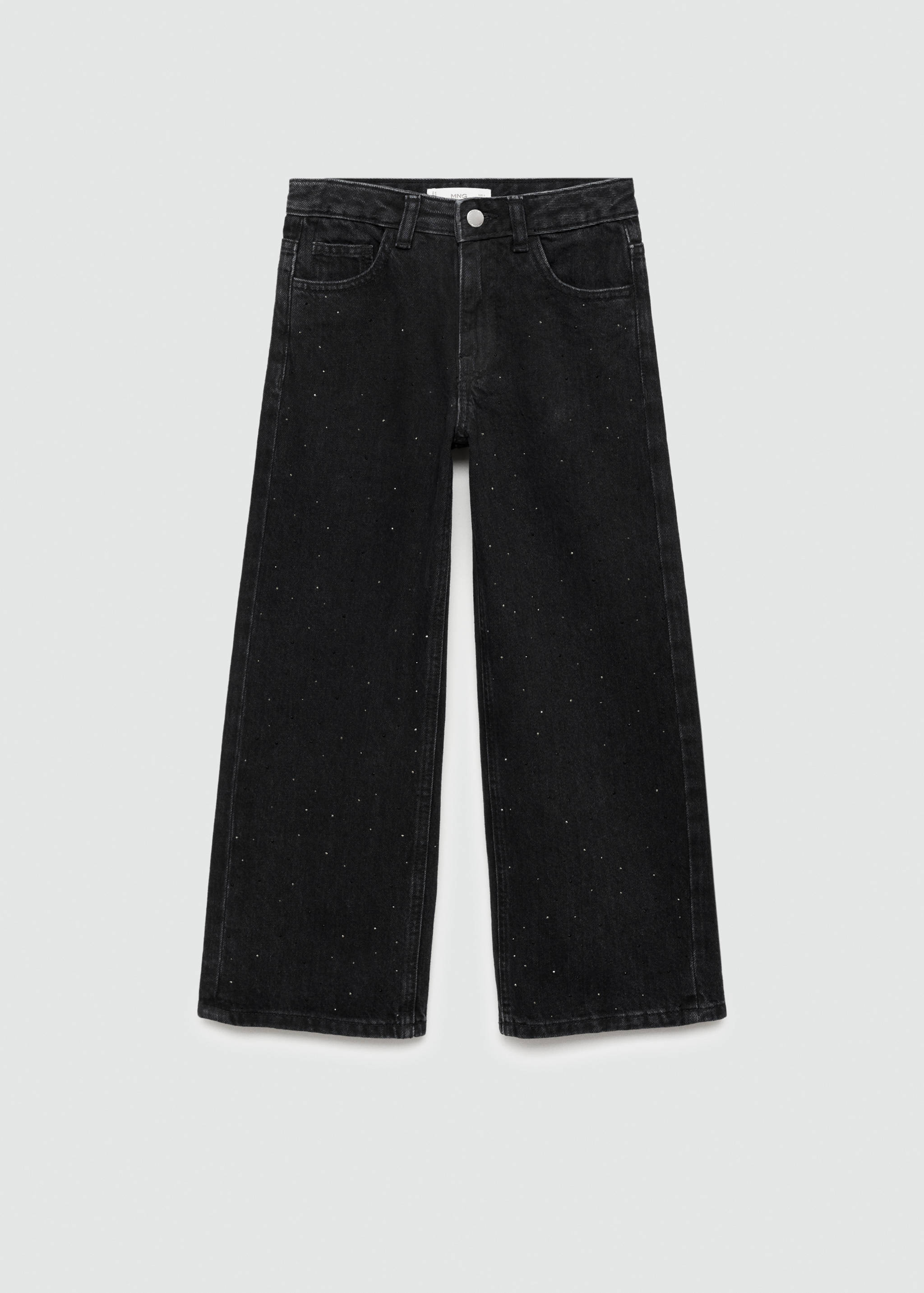 Rette jeans med strass - Artikkel uten modell