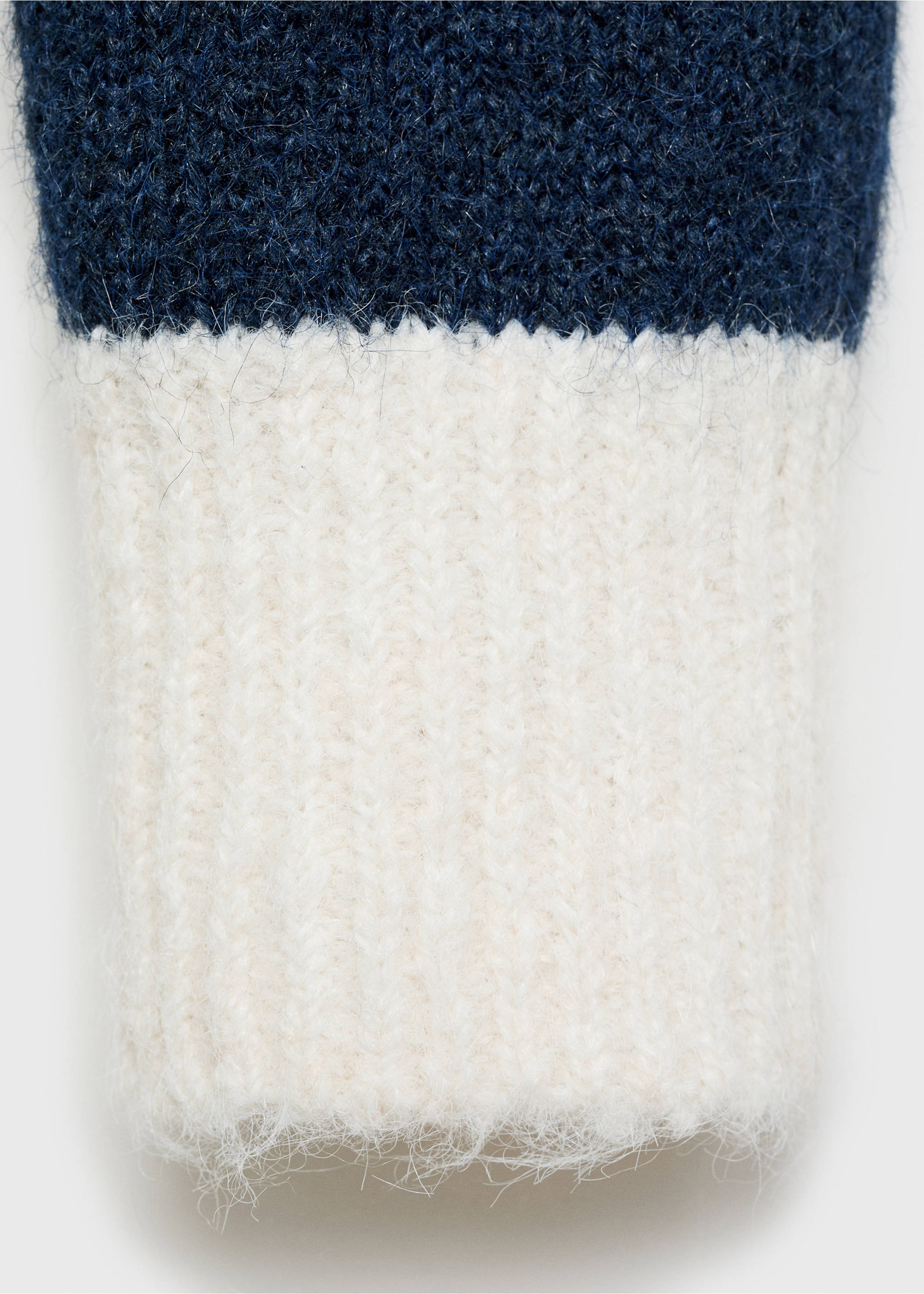 Cárdigan punto rayas - Detalle del artículo 0, Azul marino oscuro. Ref: 77066736-00.