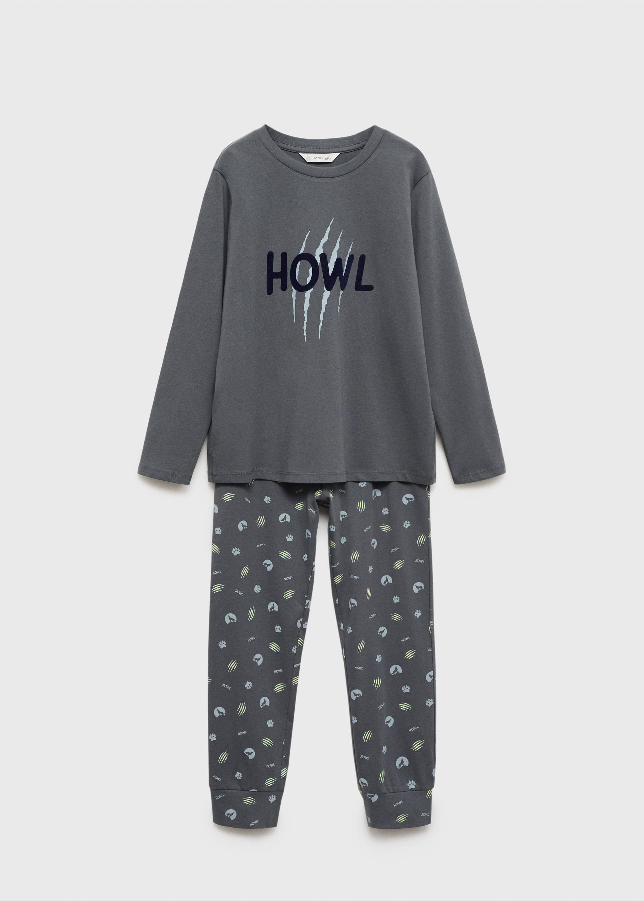 Halloween pyjama mask - Article without model, Charcoal. Ref: 77066738-00.