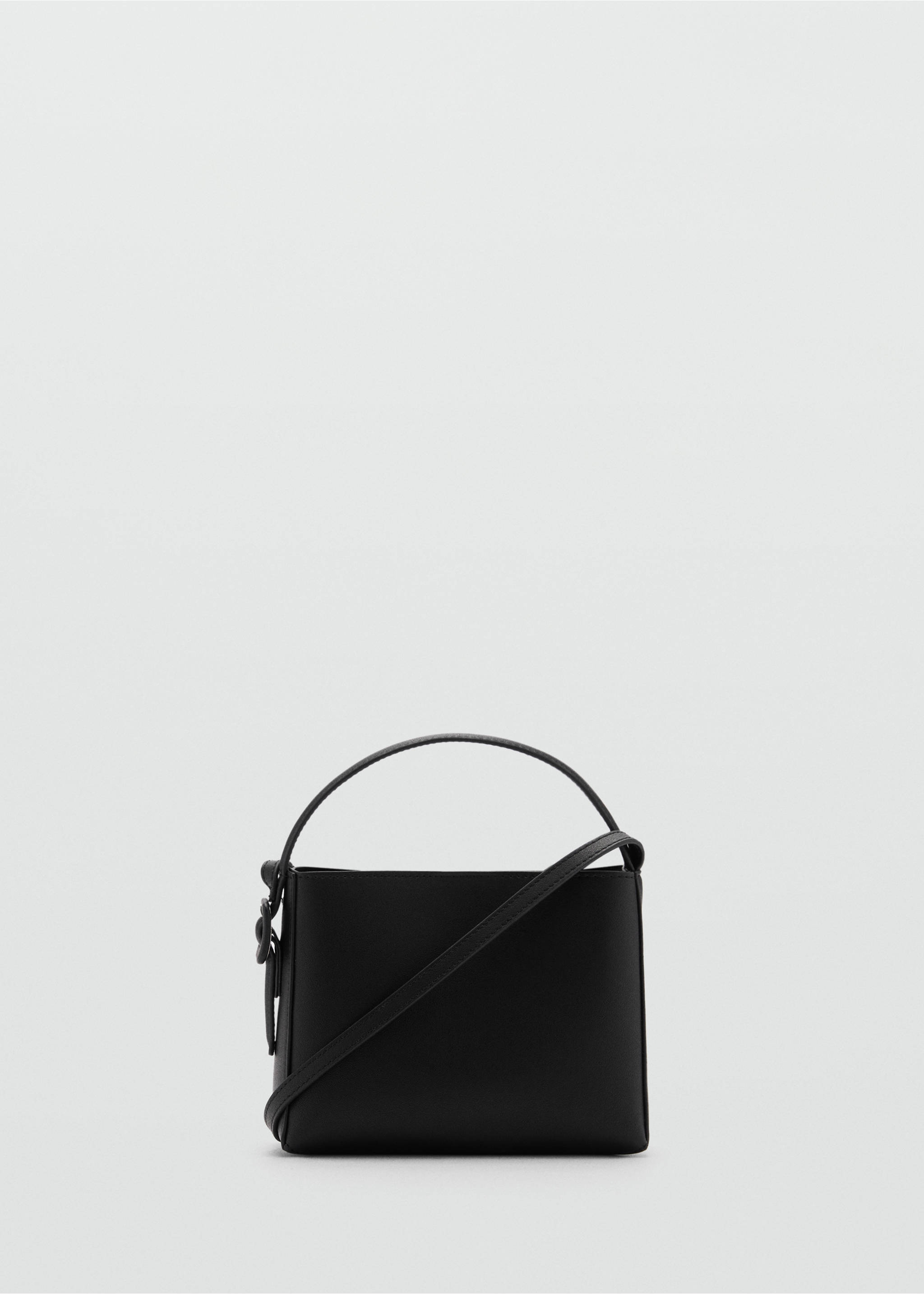 Shopper-veske med spennedetalj - Artikkel uten modell, Svart. Ref: 77066740-00.