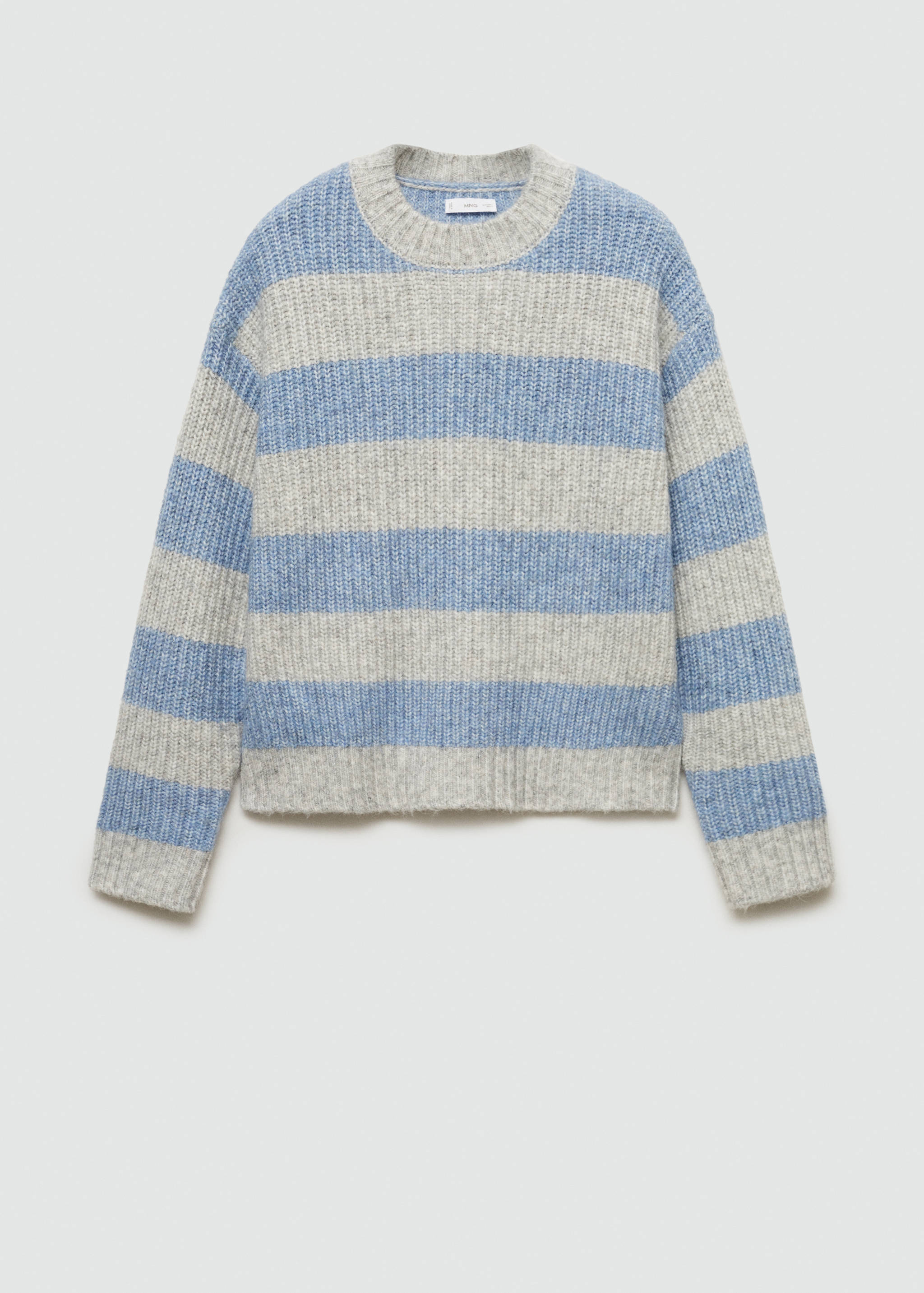 Randig stickad tröja - Artikel utan modell