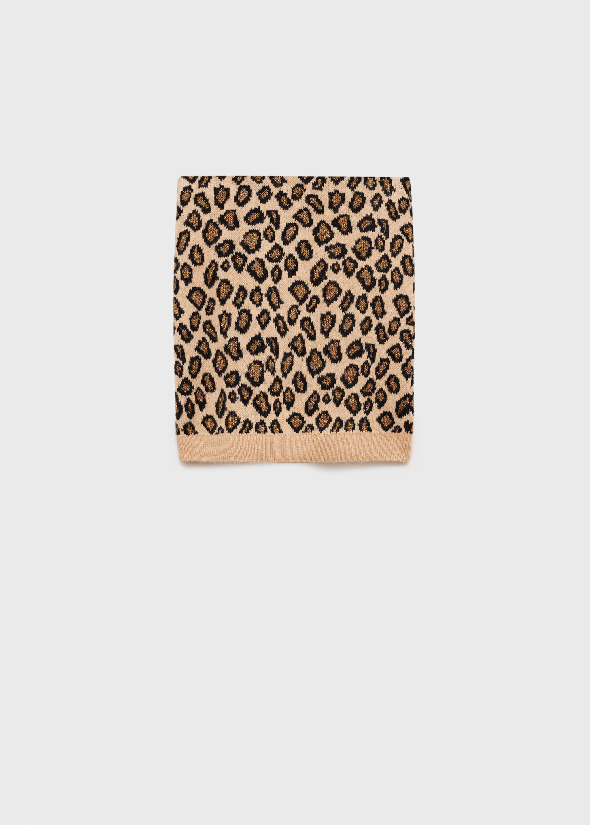 Gonna maglia leopardata - Articolo senza modello