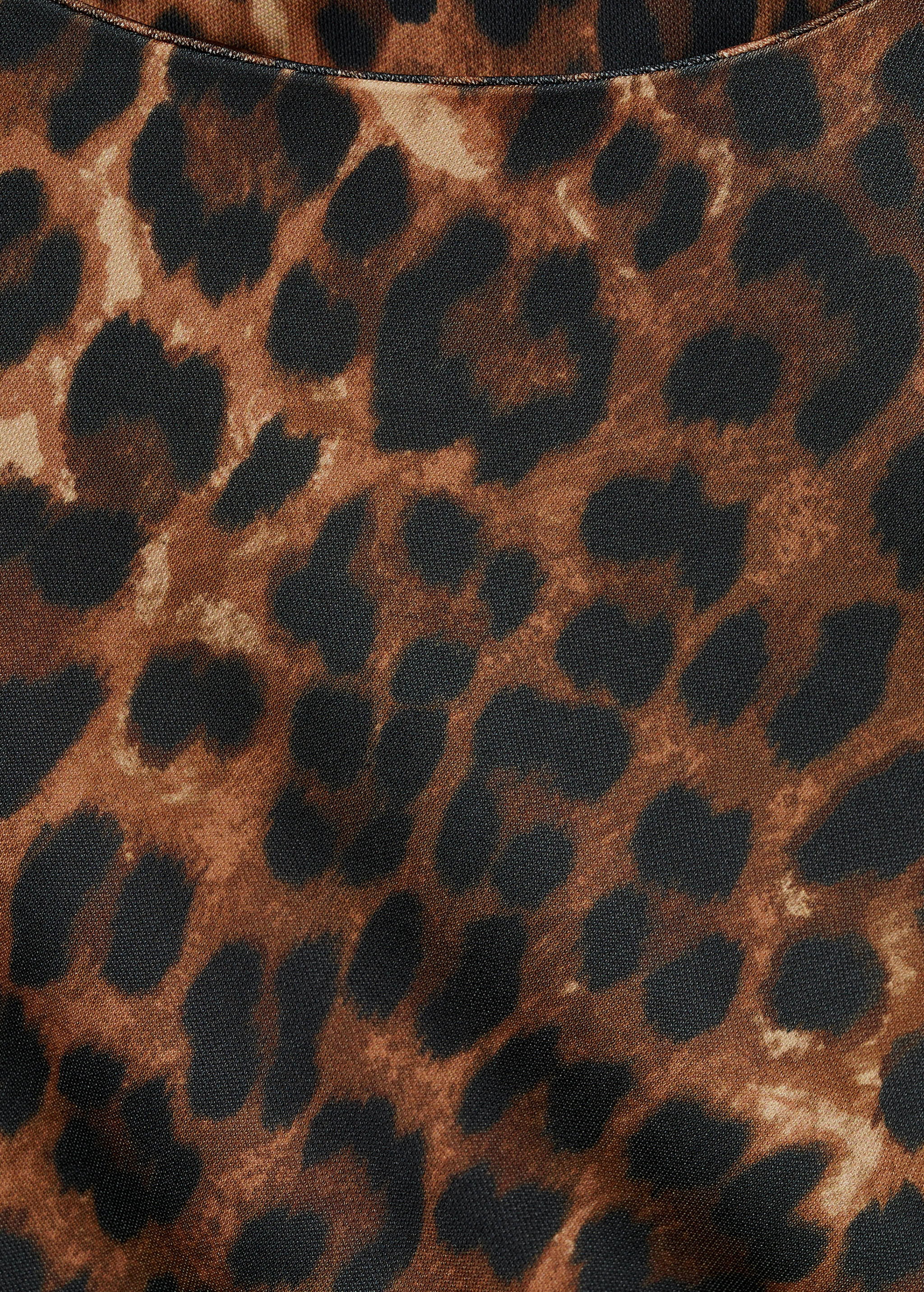 Sukienka w panterkę z marszczeniami - Szczegóły artykułu 0