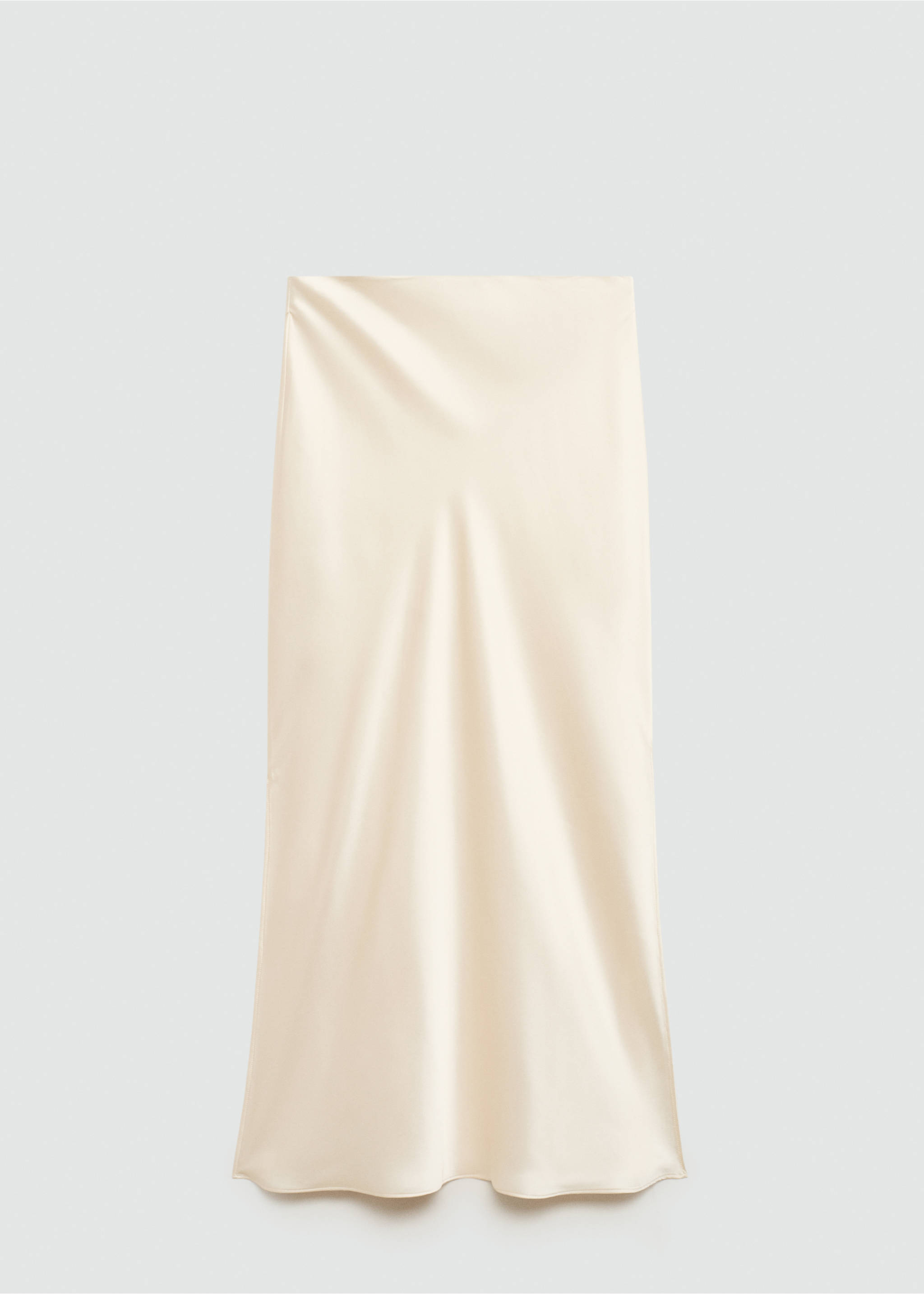 Satin long skirt - Article without model, Sand. Ref: 77066755-00.