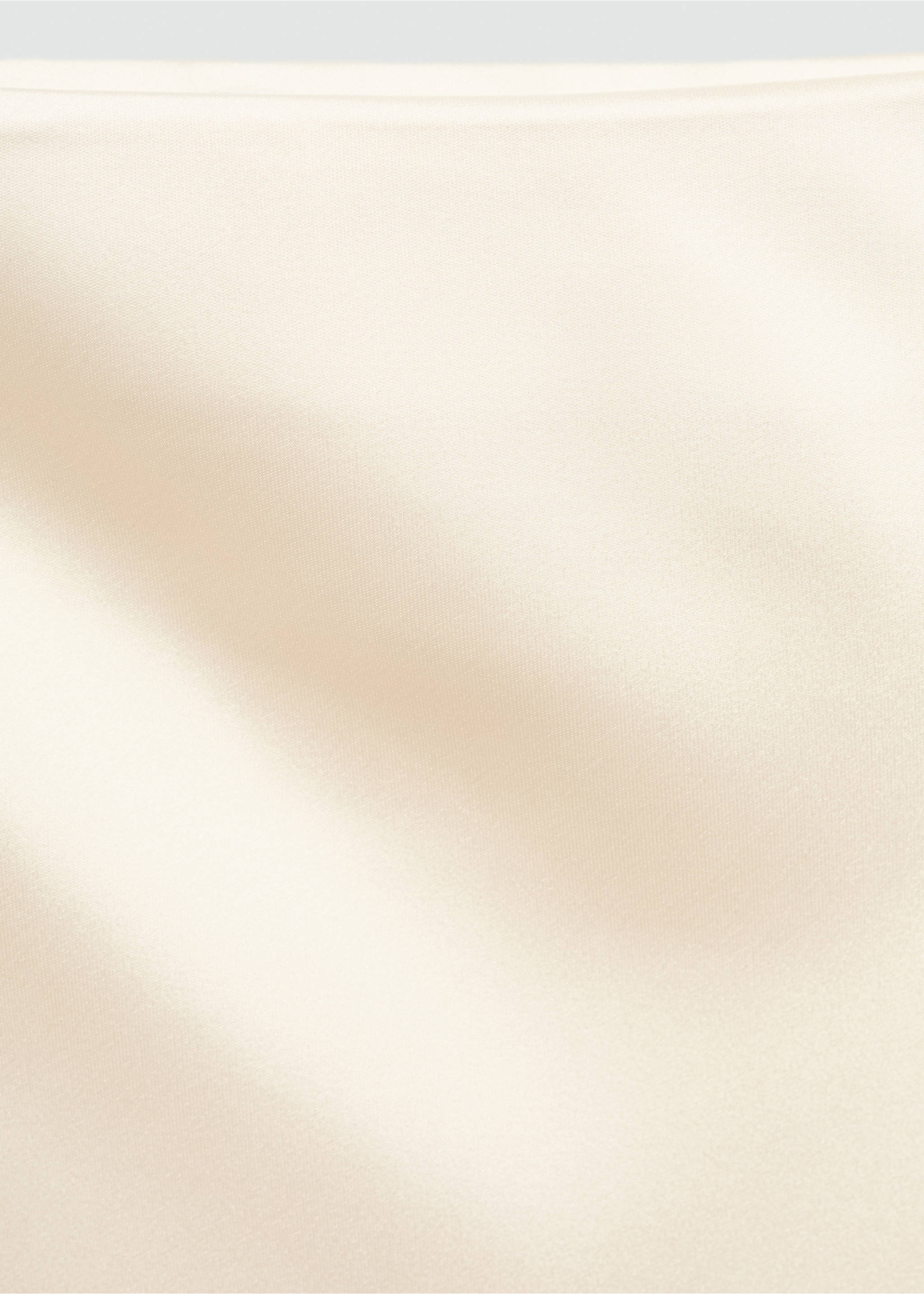 Satin long skirt - Details of the article 0, Sand. Ref: 77066755-00.