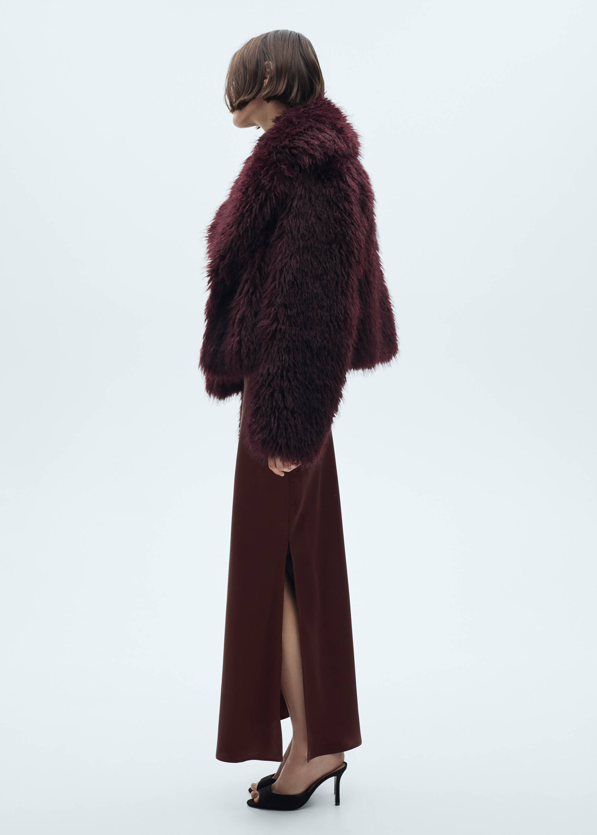 Satin long skirt - Details of the article 2