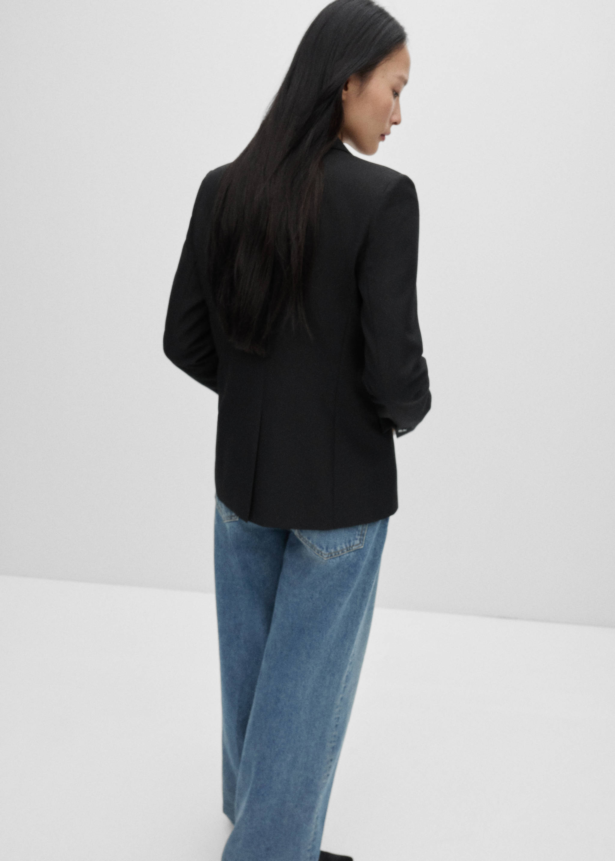 Σακάκι κοστουμιού από μαλλί - Πίσω όψη προϊόντος