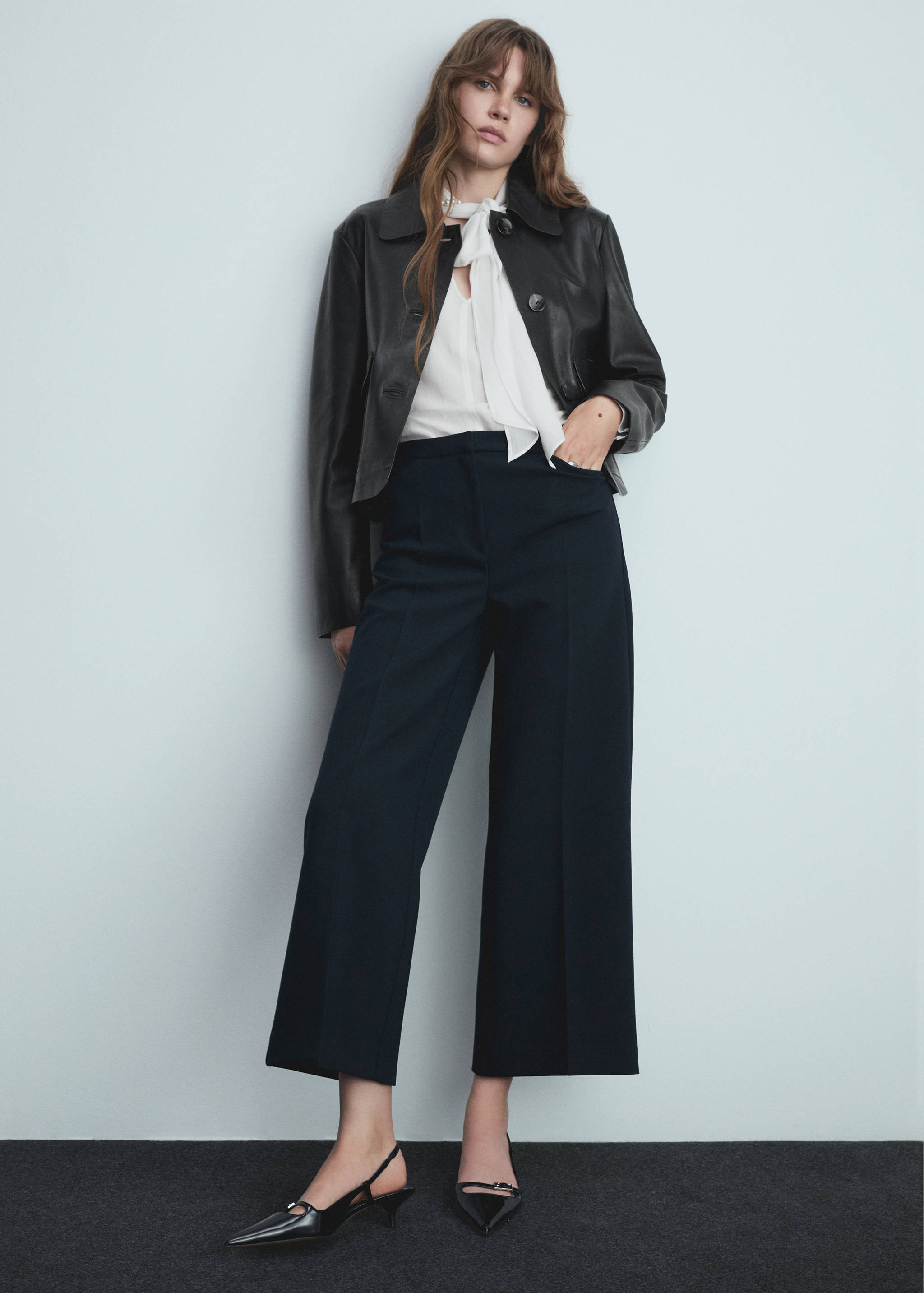 Wideleg-Bundfaltenhose - Detail des Artikels 2