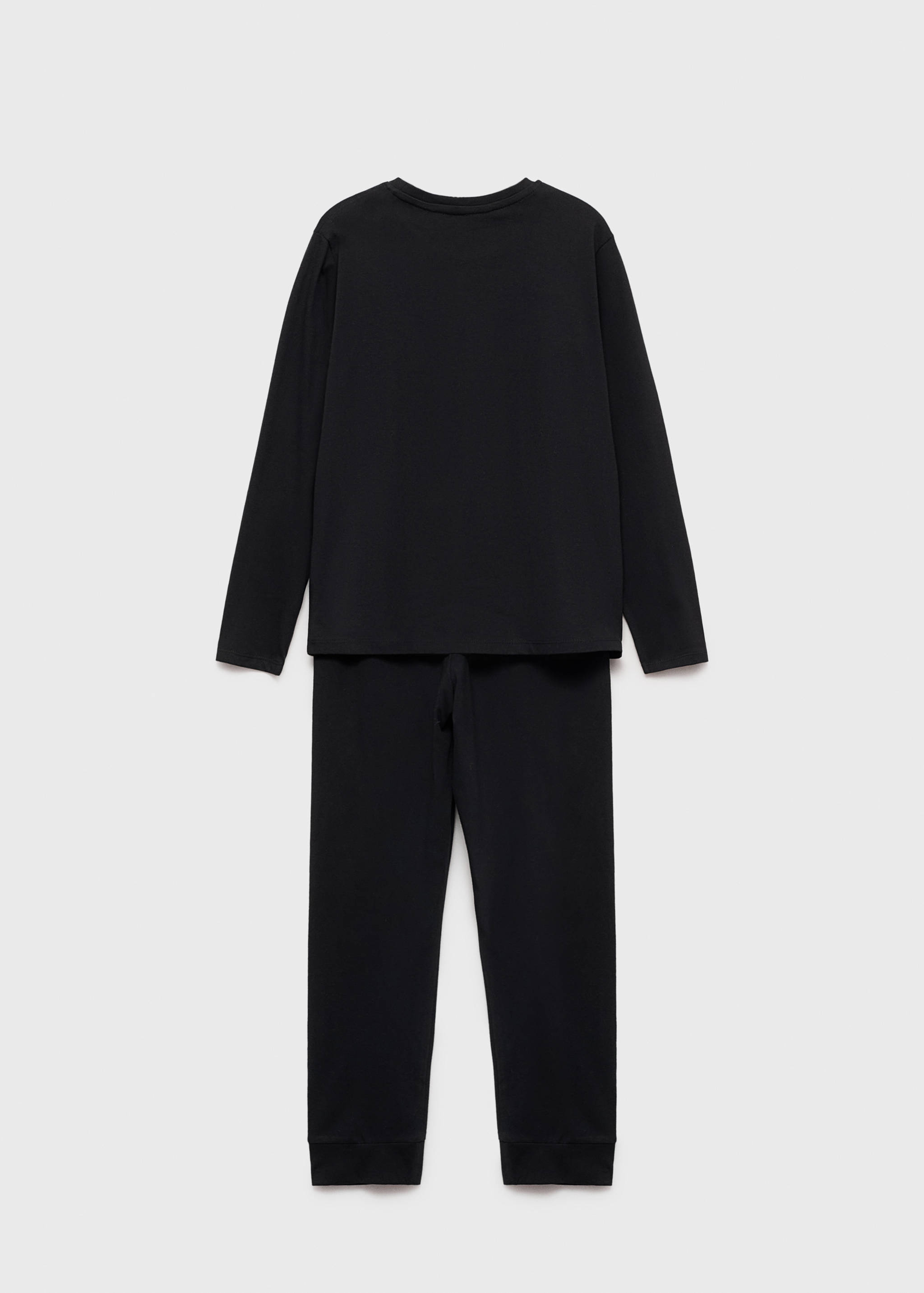 Pizsama sötéteben világítós csontvázzal - A cikk hátulja