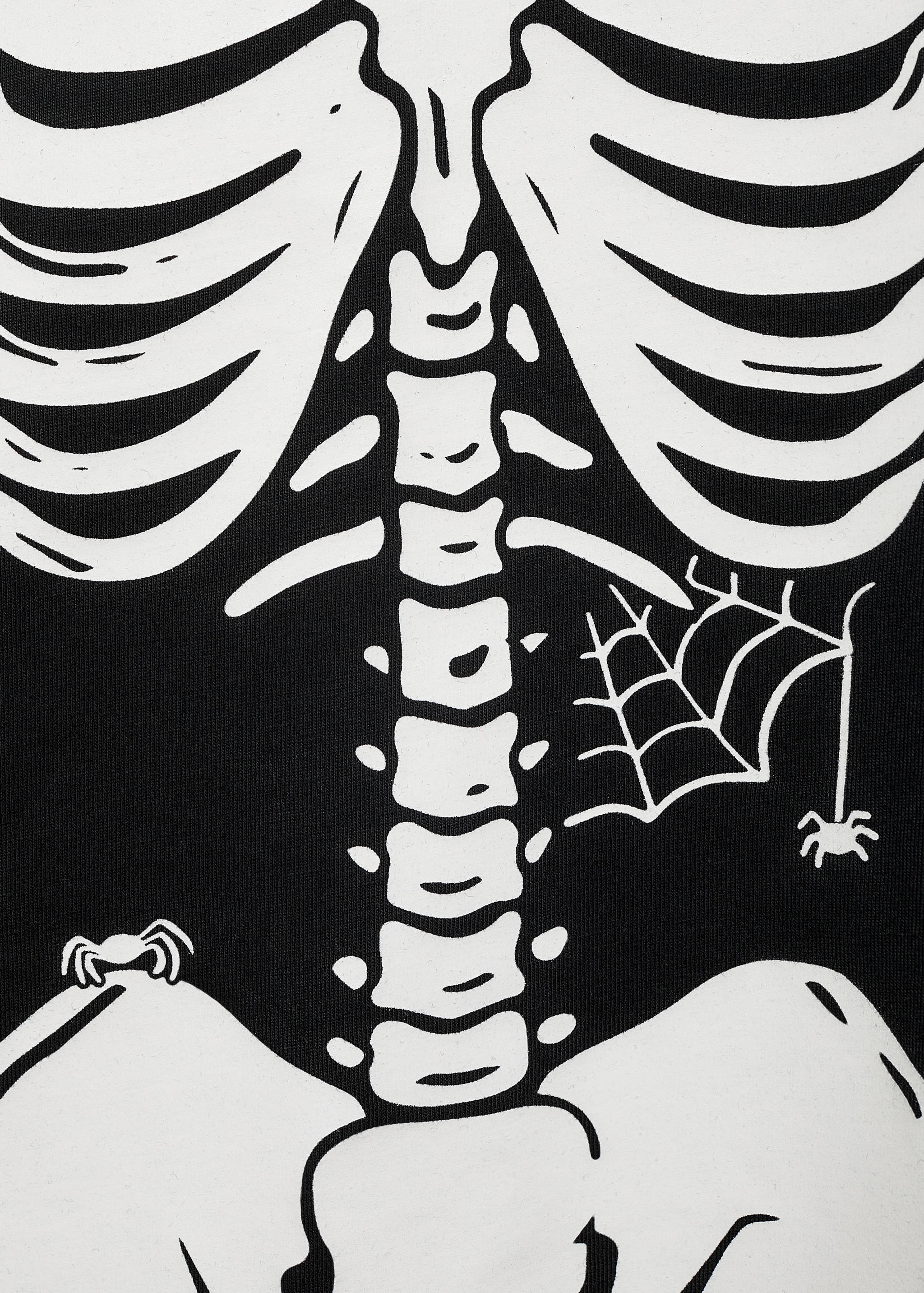 Pizsama sötéteben világítós csontvázzal - A termék adatai 8