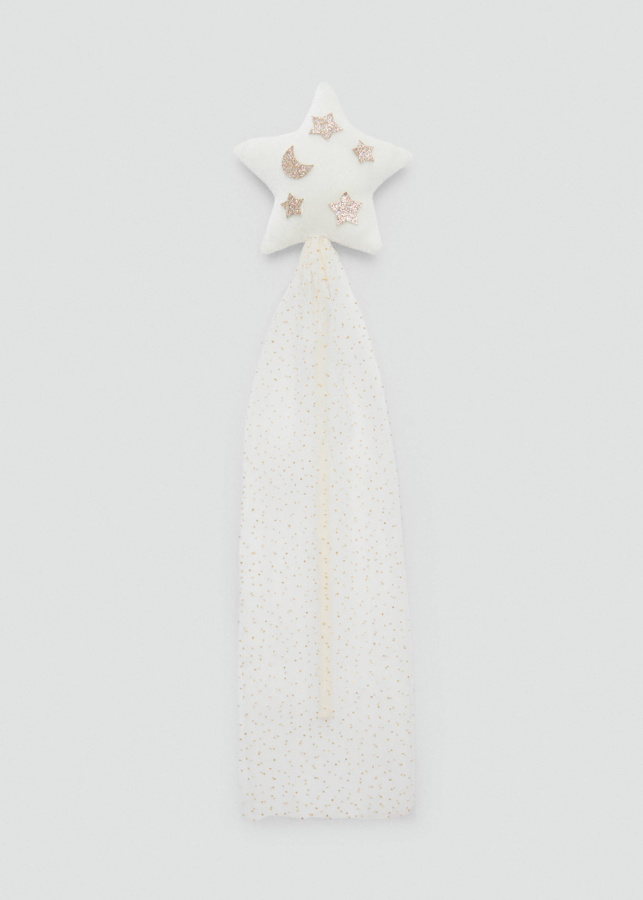 Glitter and tulle star costume wand - Article without model