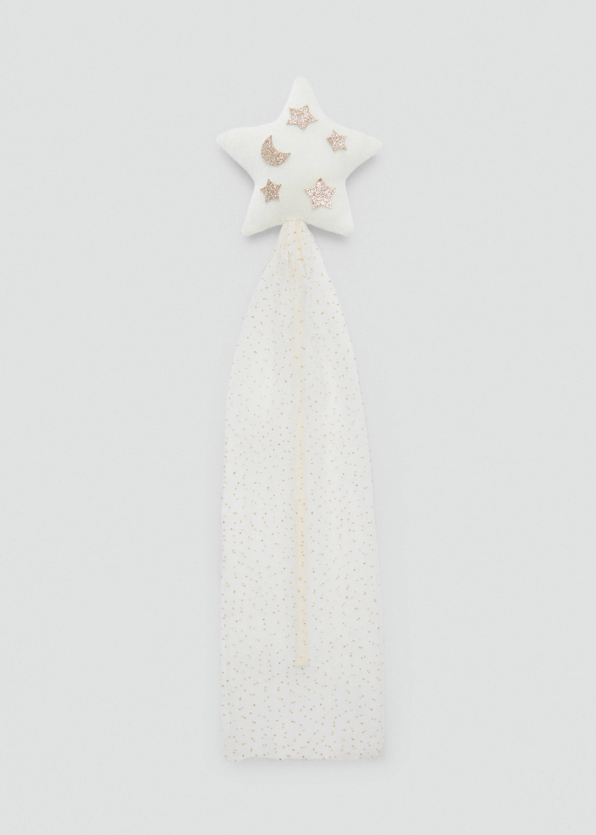 Glitter and tulle star costume wand - Article without model