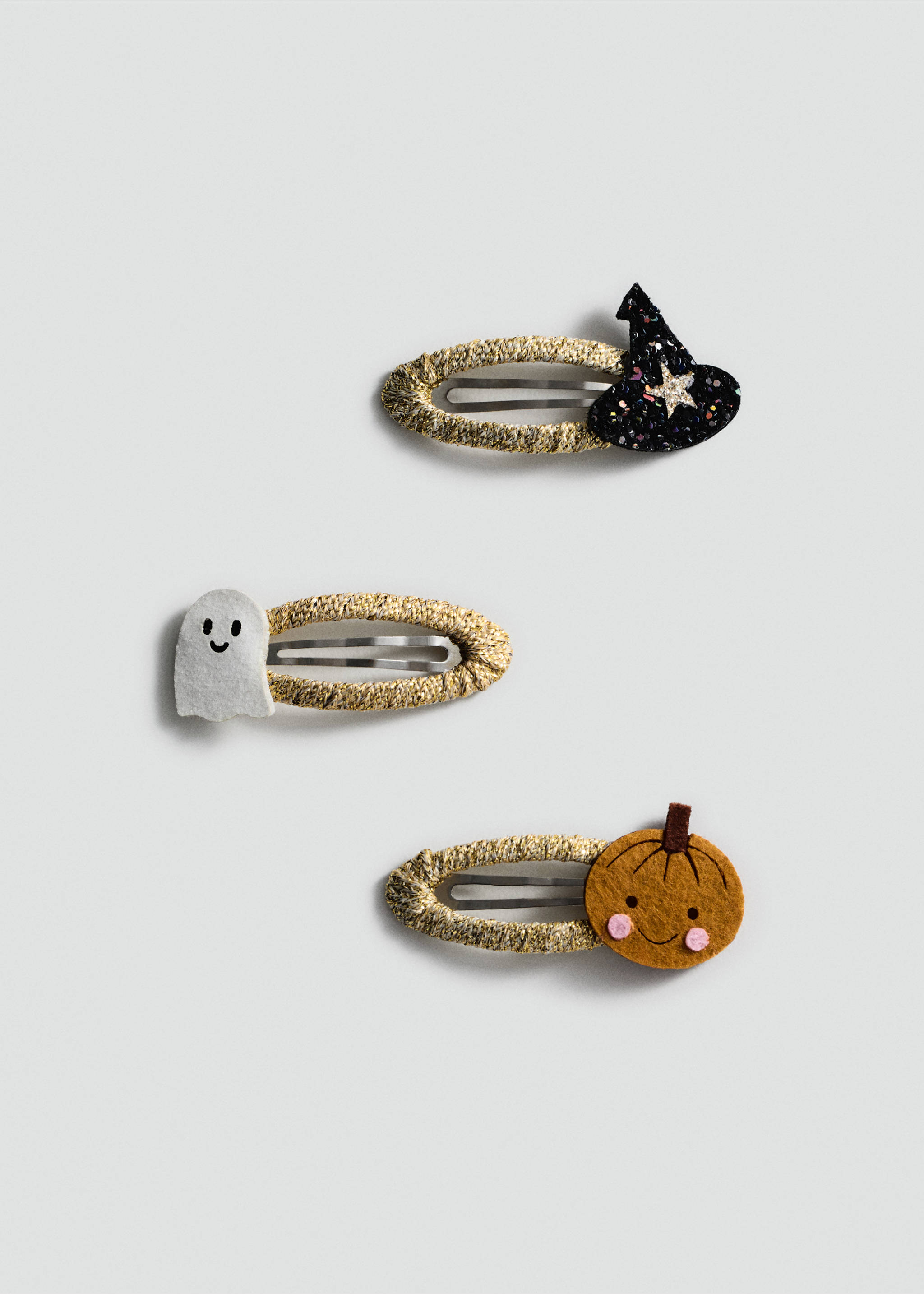 Halloween hair clip - Article without model, Gold. Ref: 77067121-00.